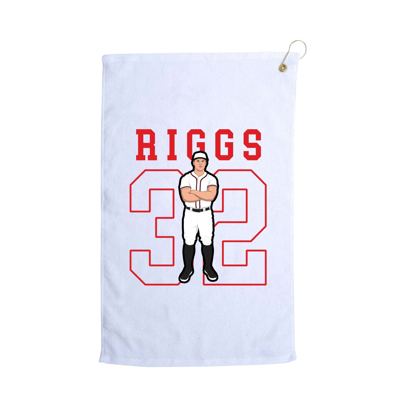 Golf Towel — Shirsey in White
