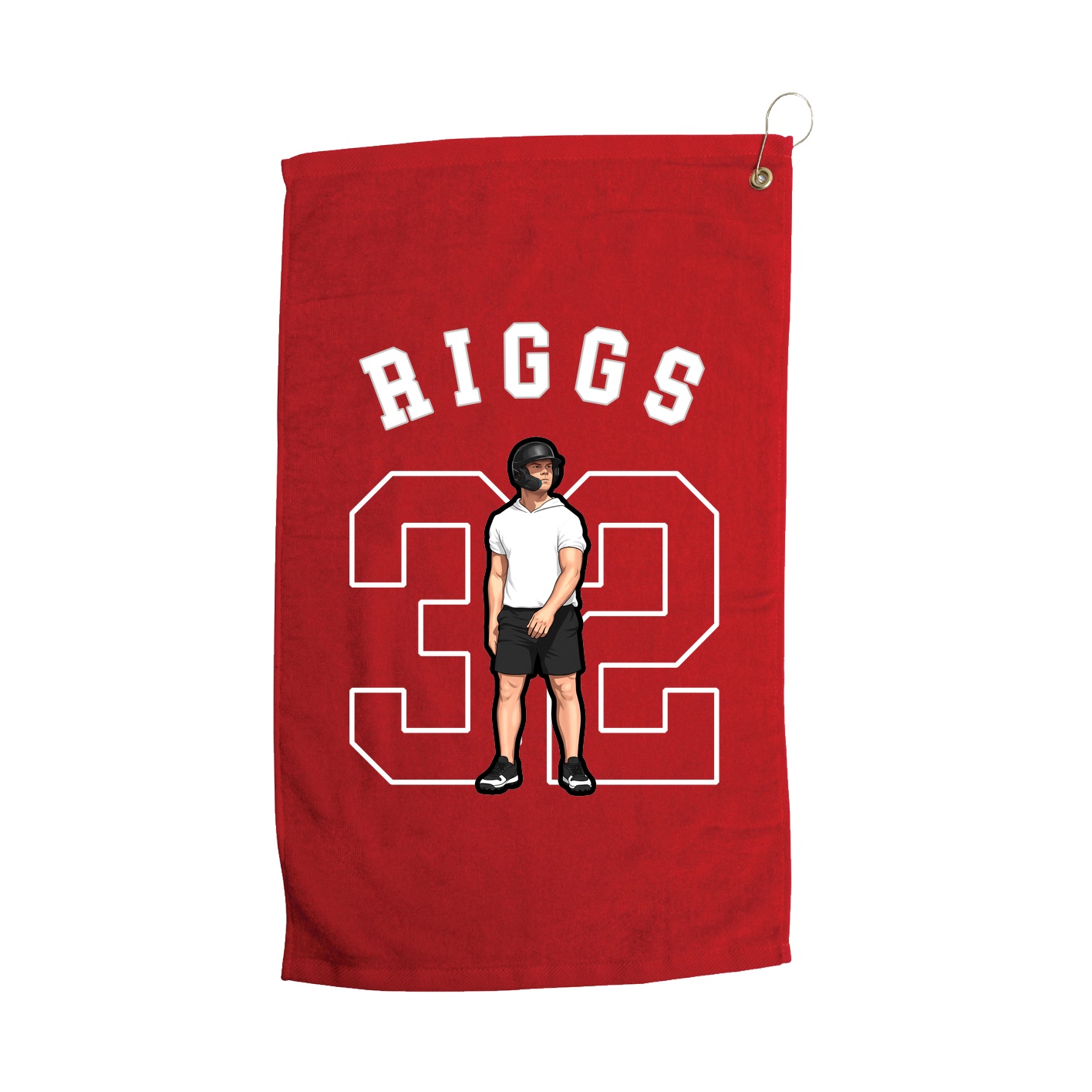 Golf Towel — Shirsey Arch in Red