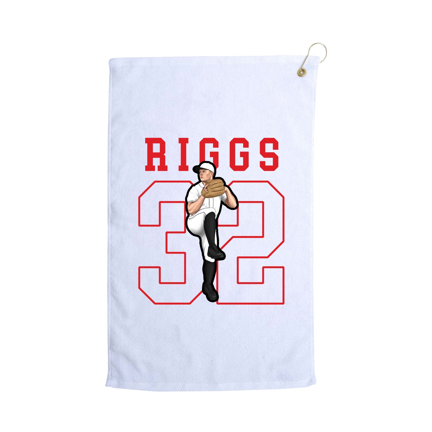 Golf Towel — Shirsey in White