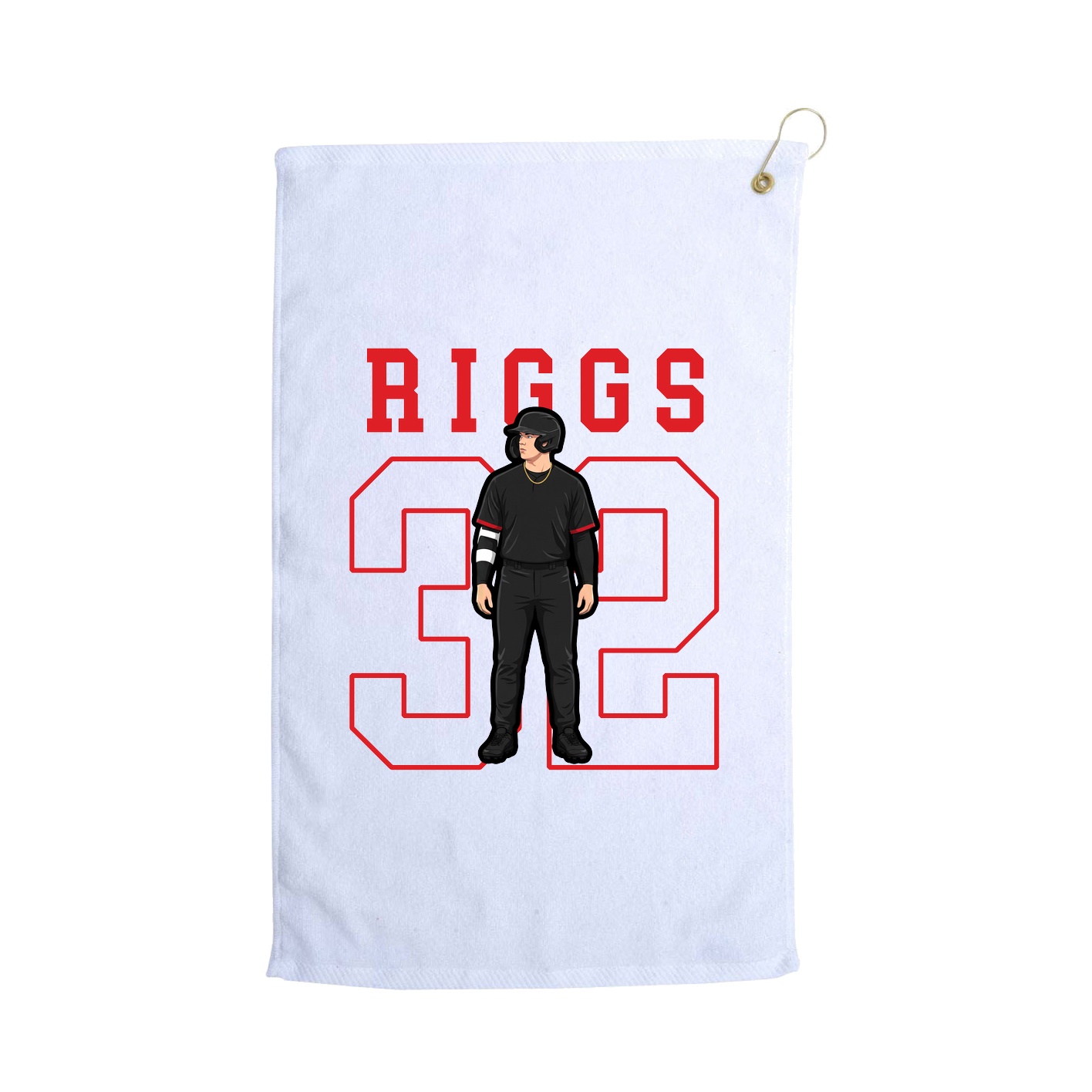 Golf Towel — Shirsey in White
