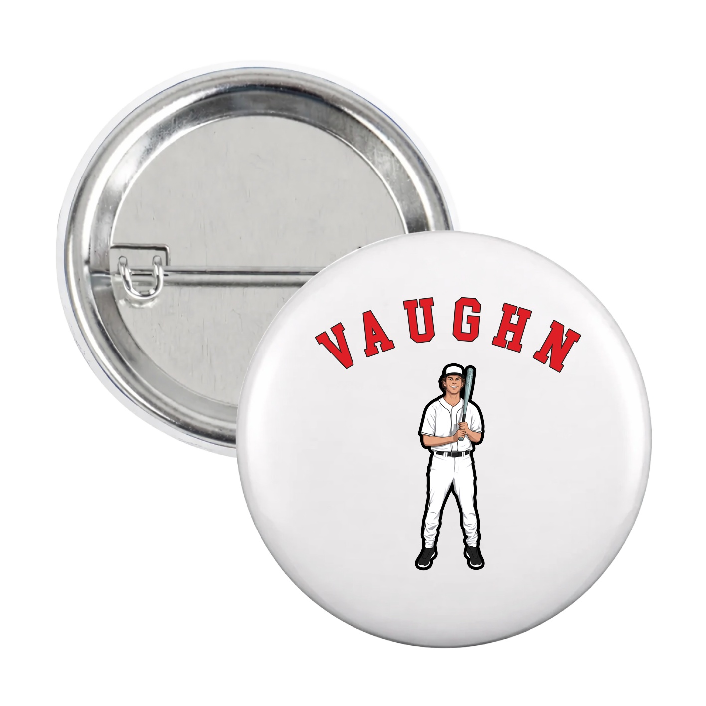 Game Day Button — Shirsey Arch in White