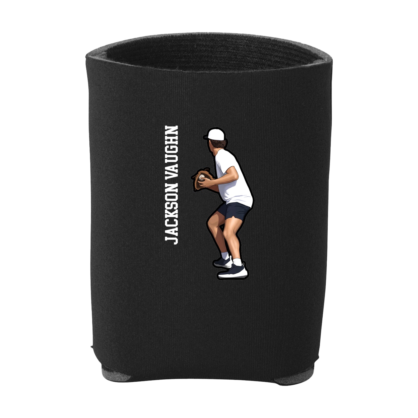 Can Holder — Name Vertical in Black