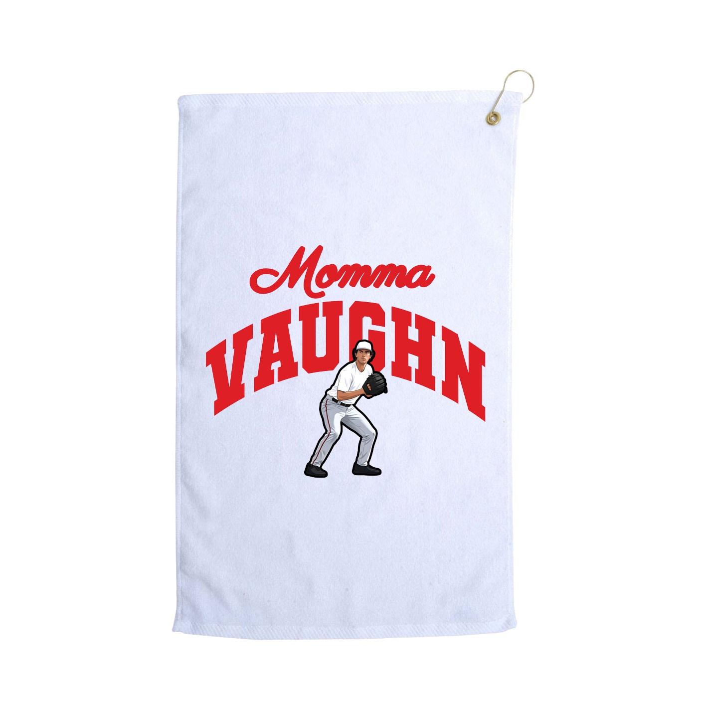 Golf Towel — Mothers Day Arch in White