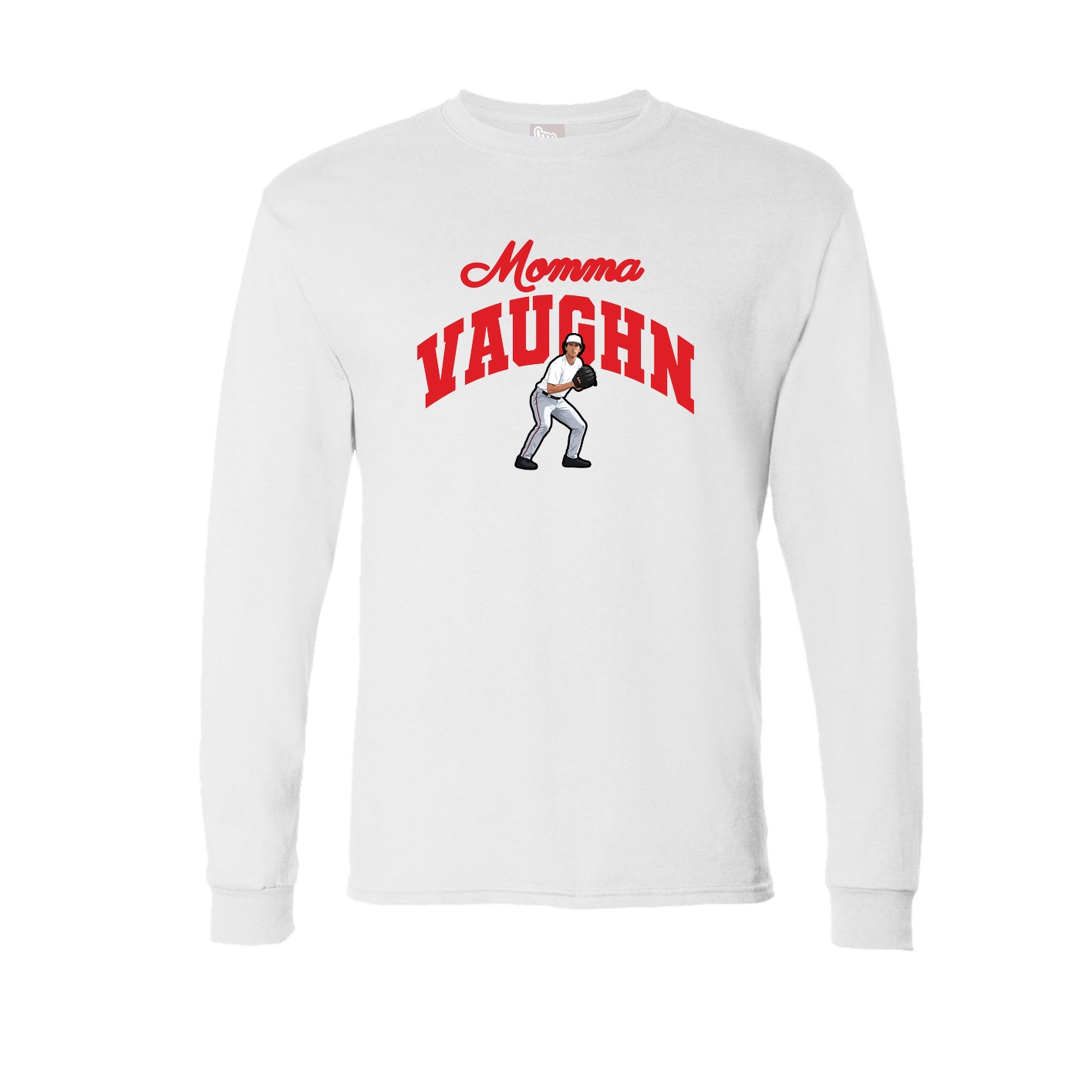 Long Sleeve Tee — Mothers Day Arch in White