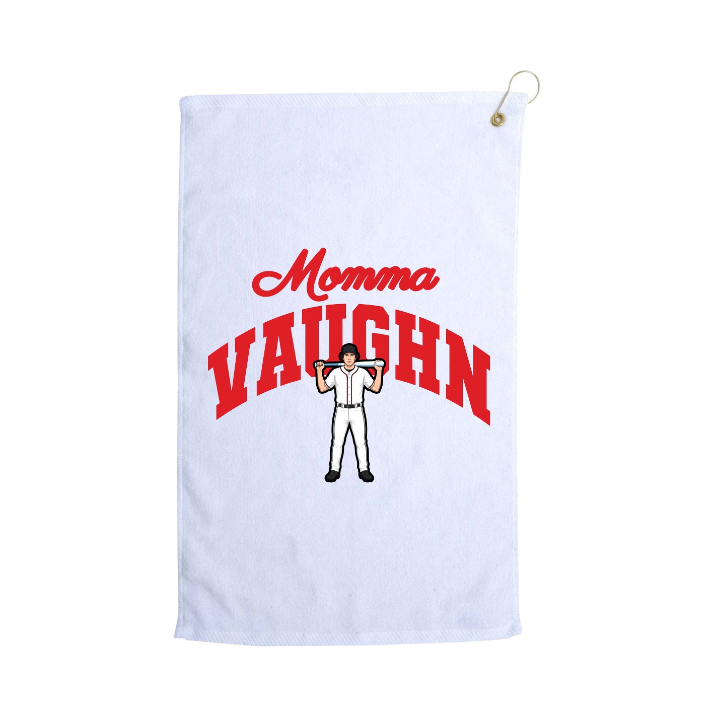 Golf Towel — Mothers Day Arch in White