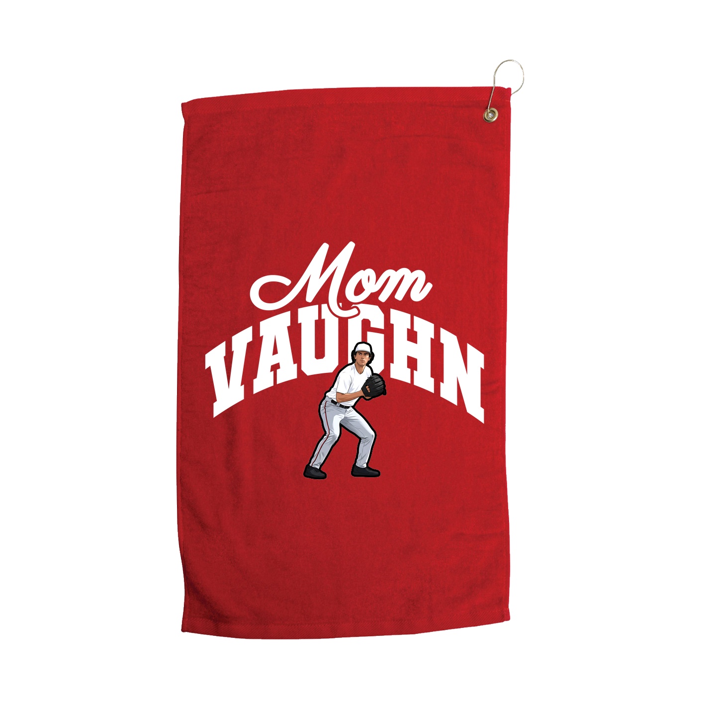 Golf Towel — Mothers Day Arch in Red