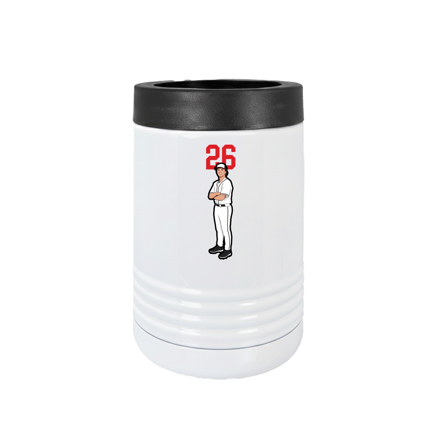 Beverage Holder — Number Top in White