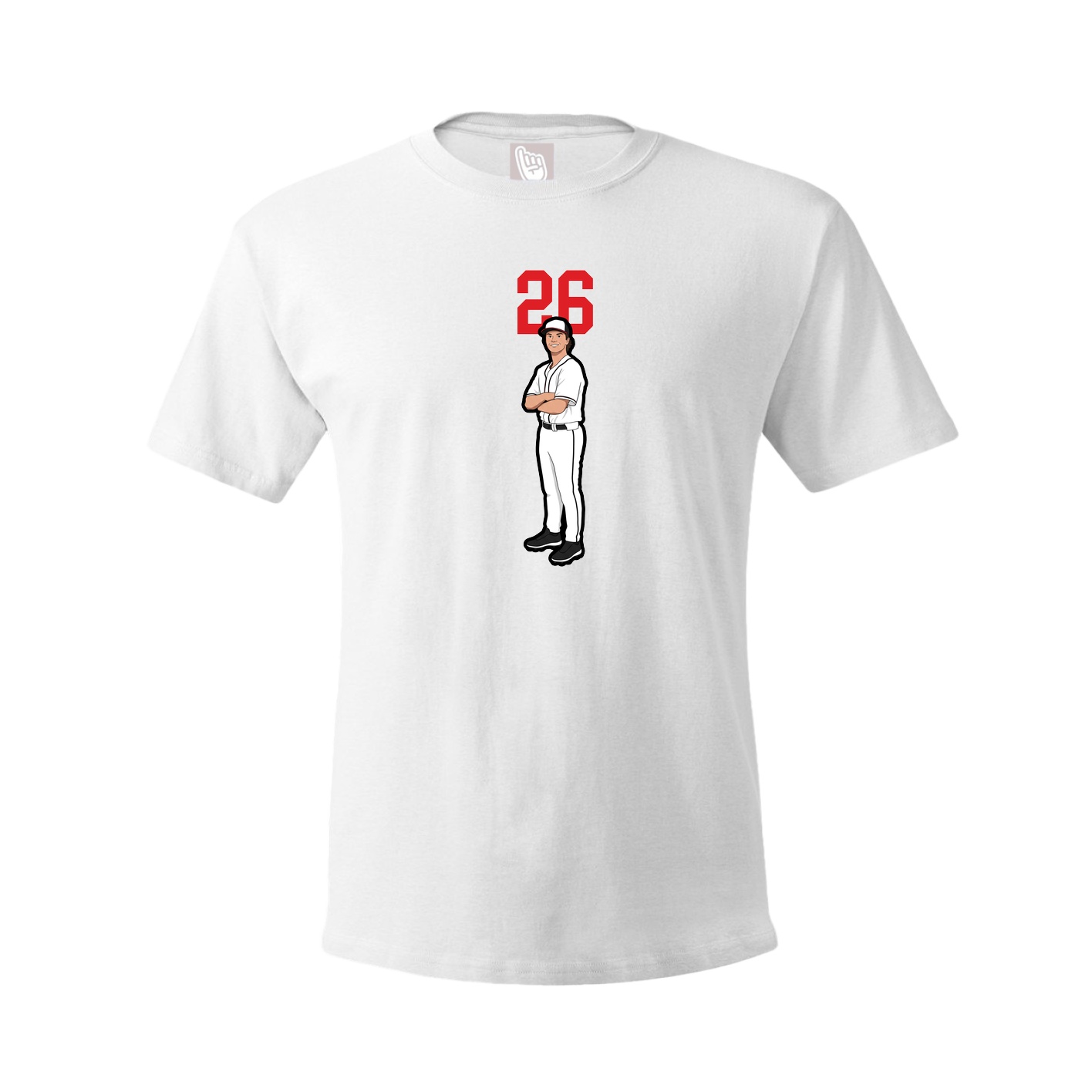 Tee — Number Top in White