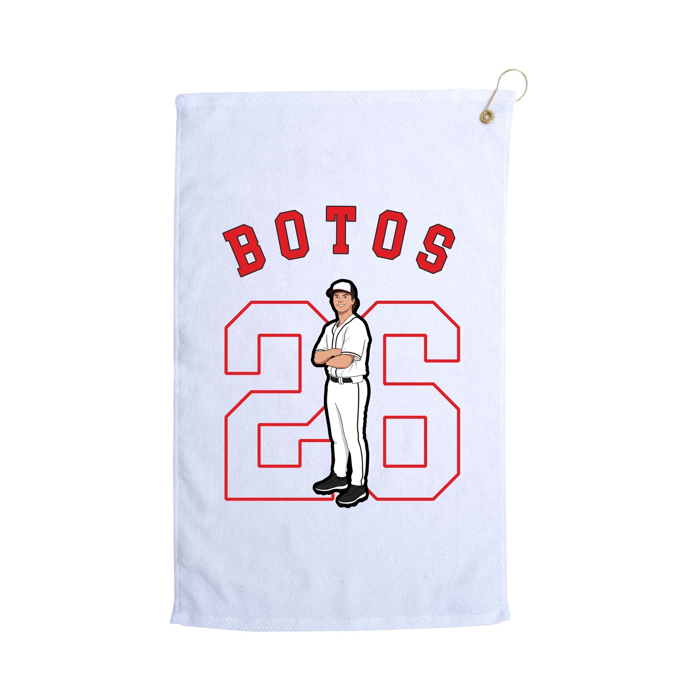 Golf Towel — Shirsey Arch in White
