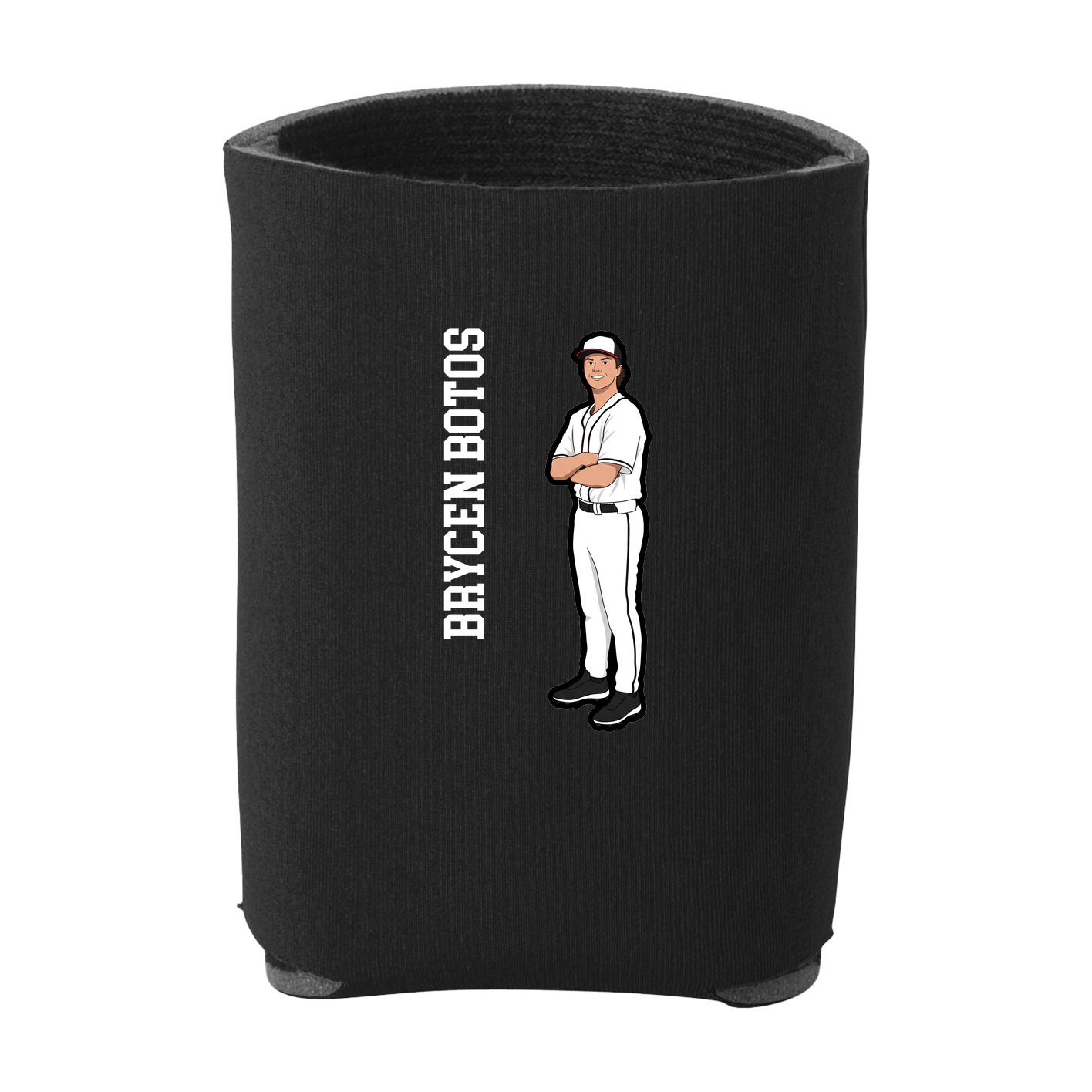 Can Holder — Name Vertical in Black