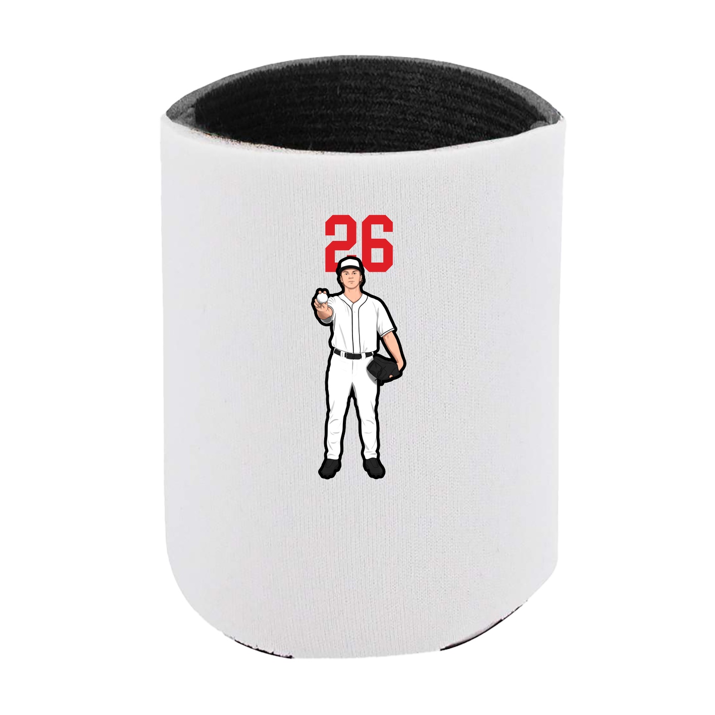 Can Holder — Number Top in White