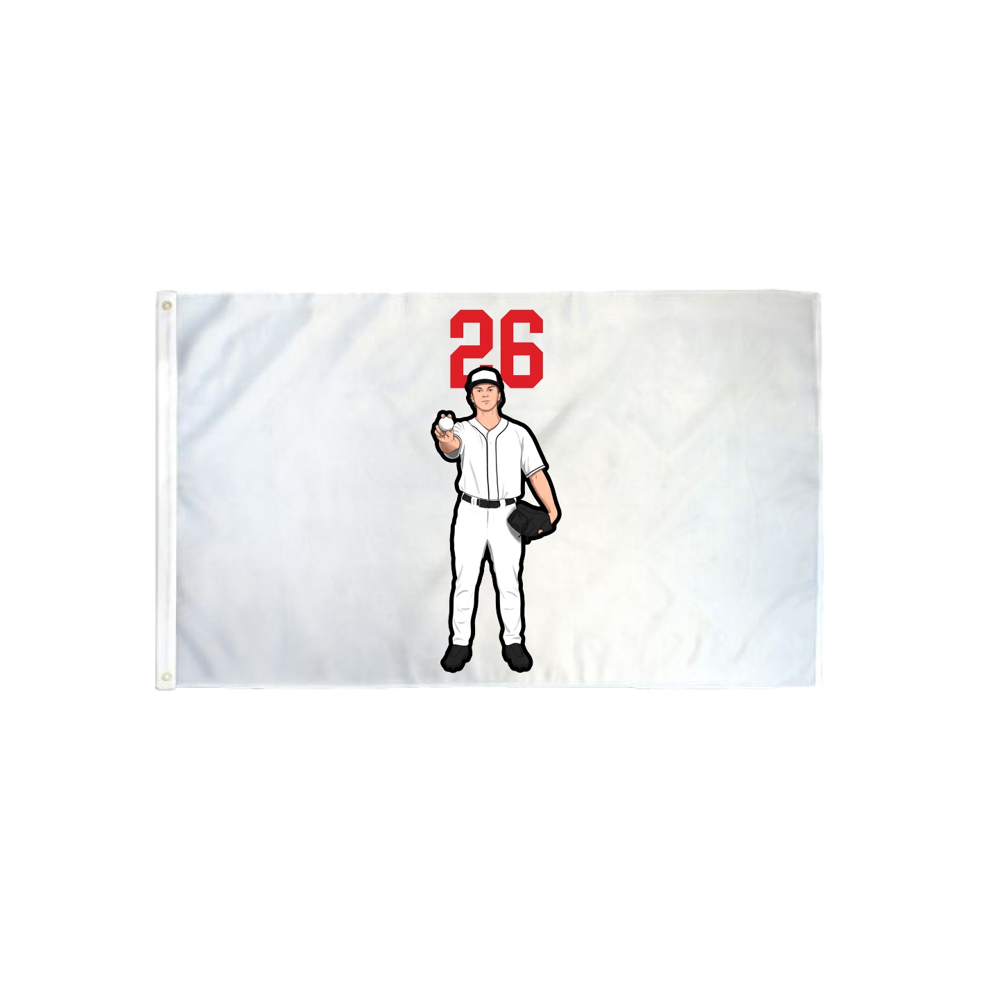 3x5 Flag — Number Top in Classic