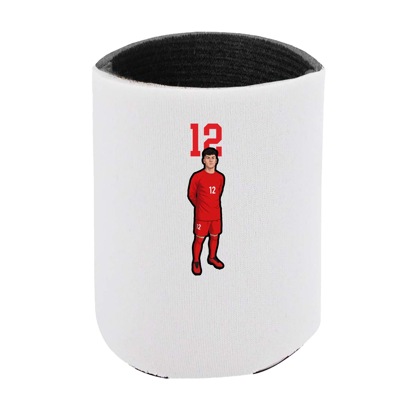 Can Holder — Number Top in White