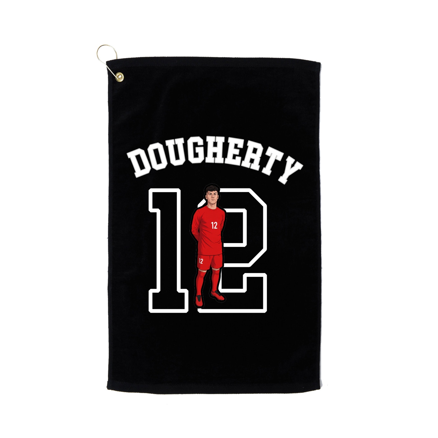 Golf Towel — Shirsey Arch in Black