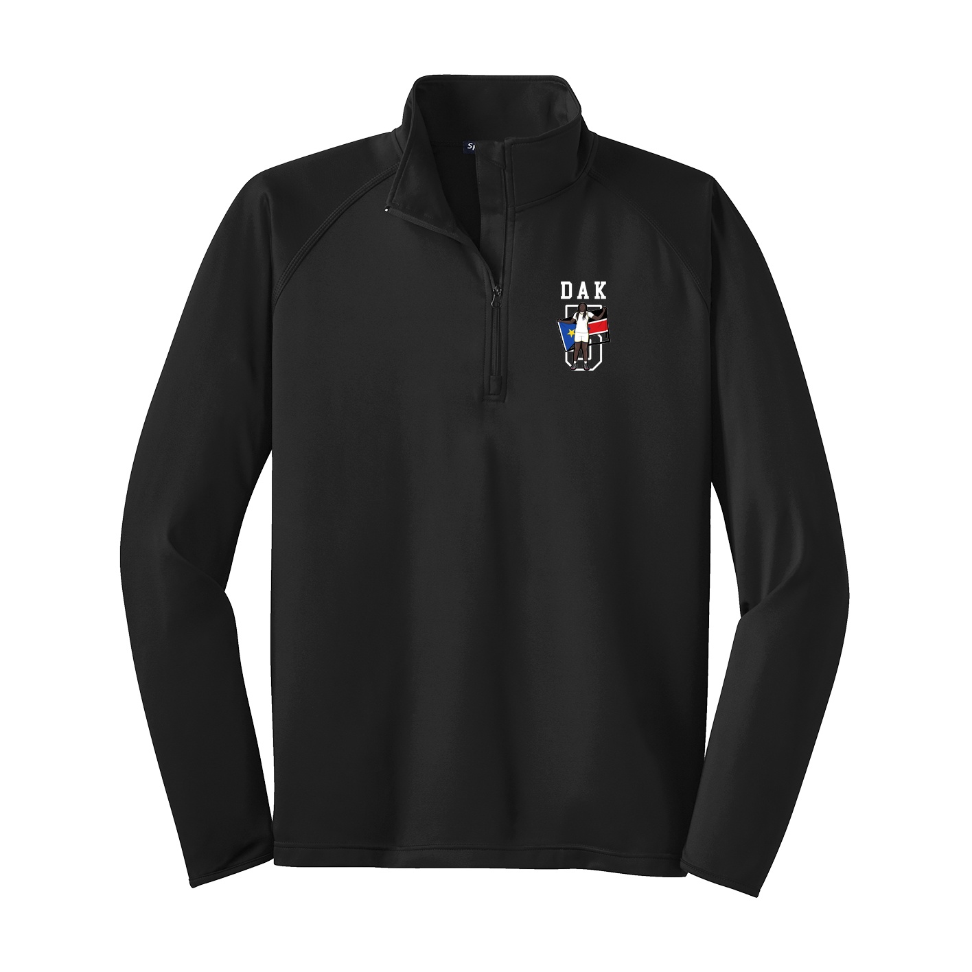 Q-Zip Pullover — Shirsey in Black