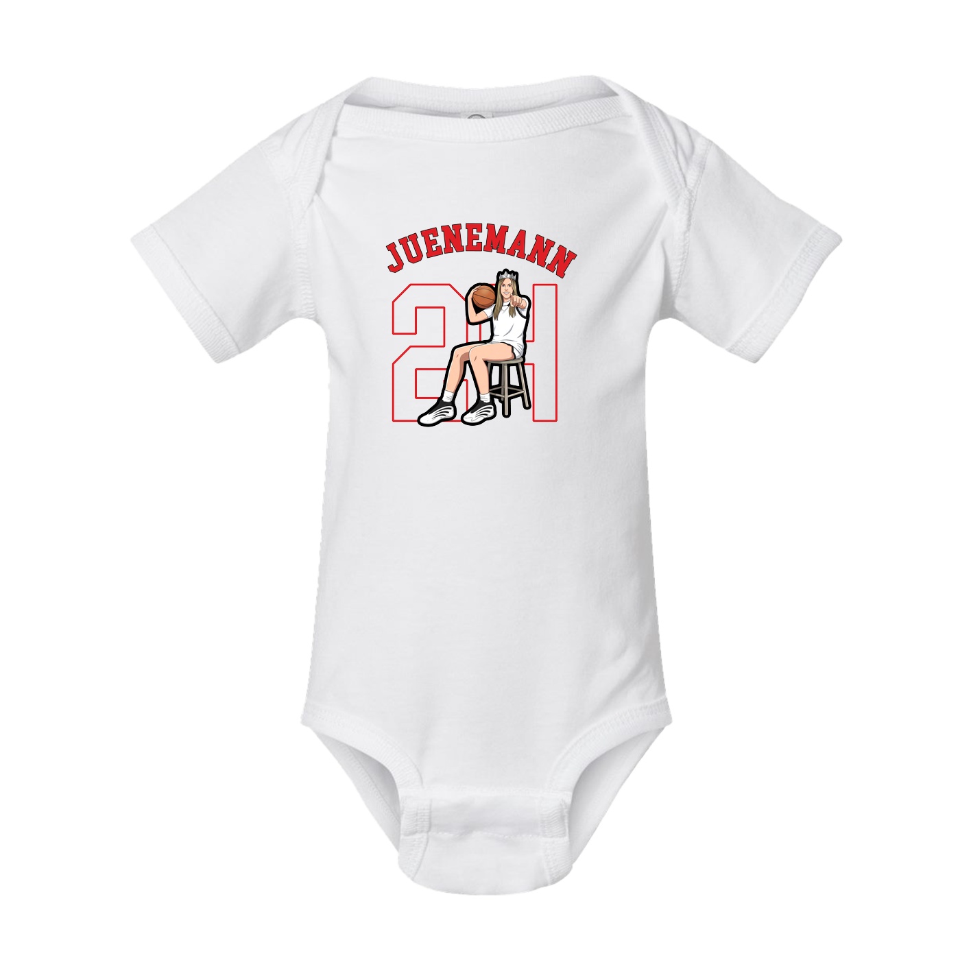 Baby Onesie — Shirsey Arch in White