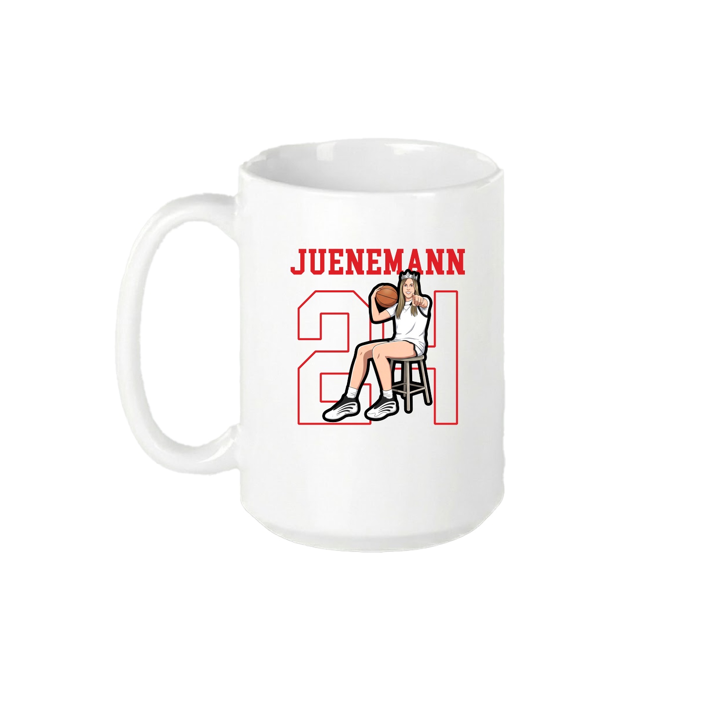 15oz Coffee Mug — Shirsey in White