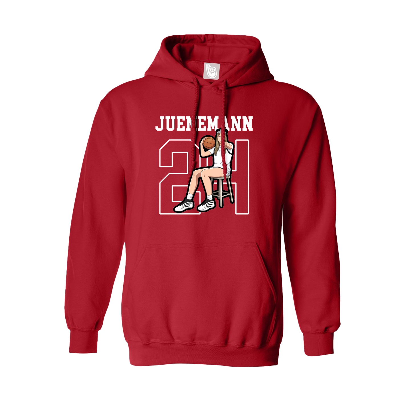 Hoodie — Shirsey in Red