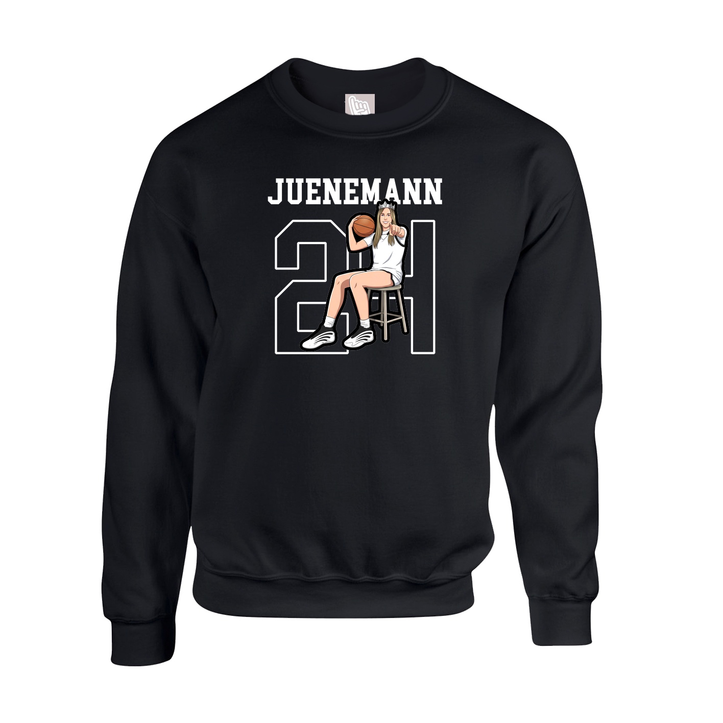 Fleece Crew — Shirsey in Black