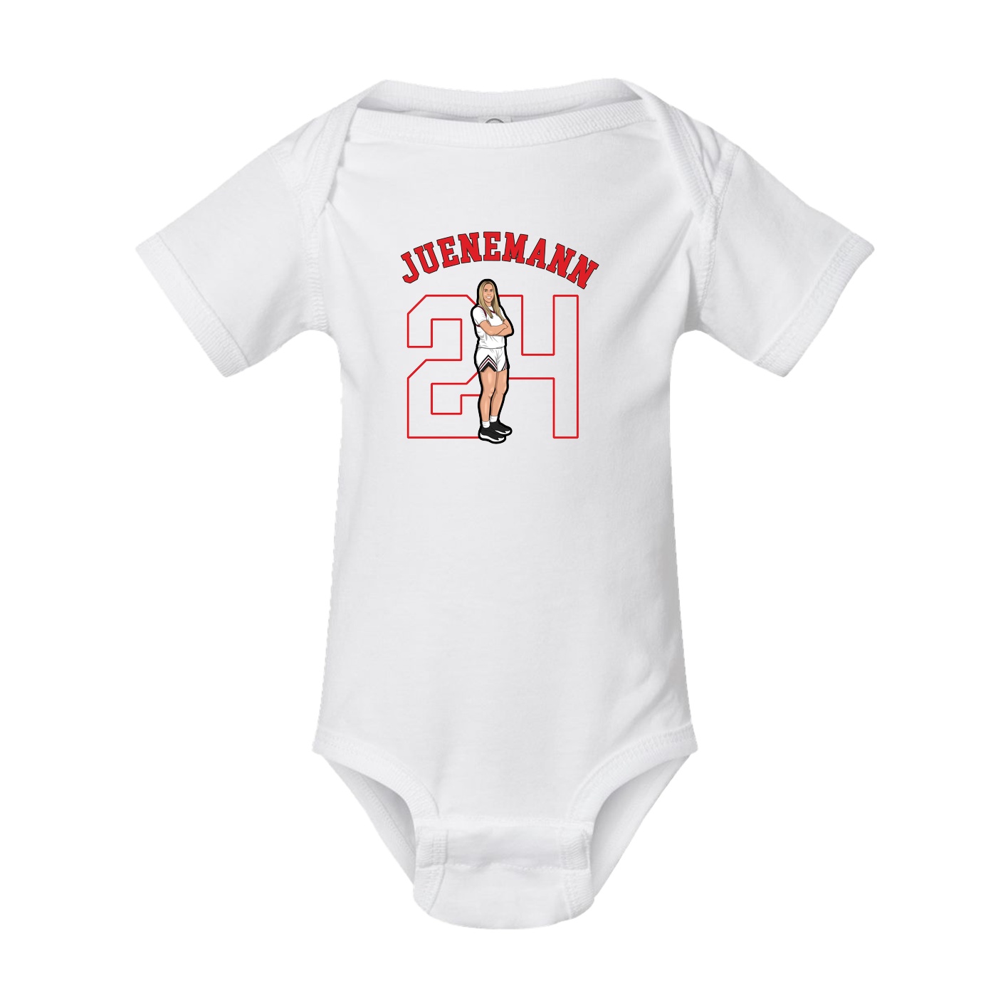 Baby Onesie — Shirsey Arch in White
