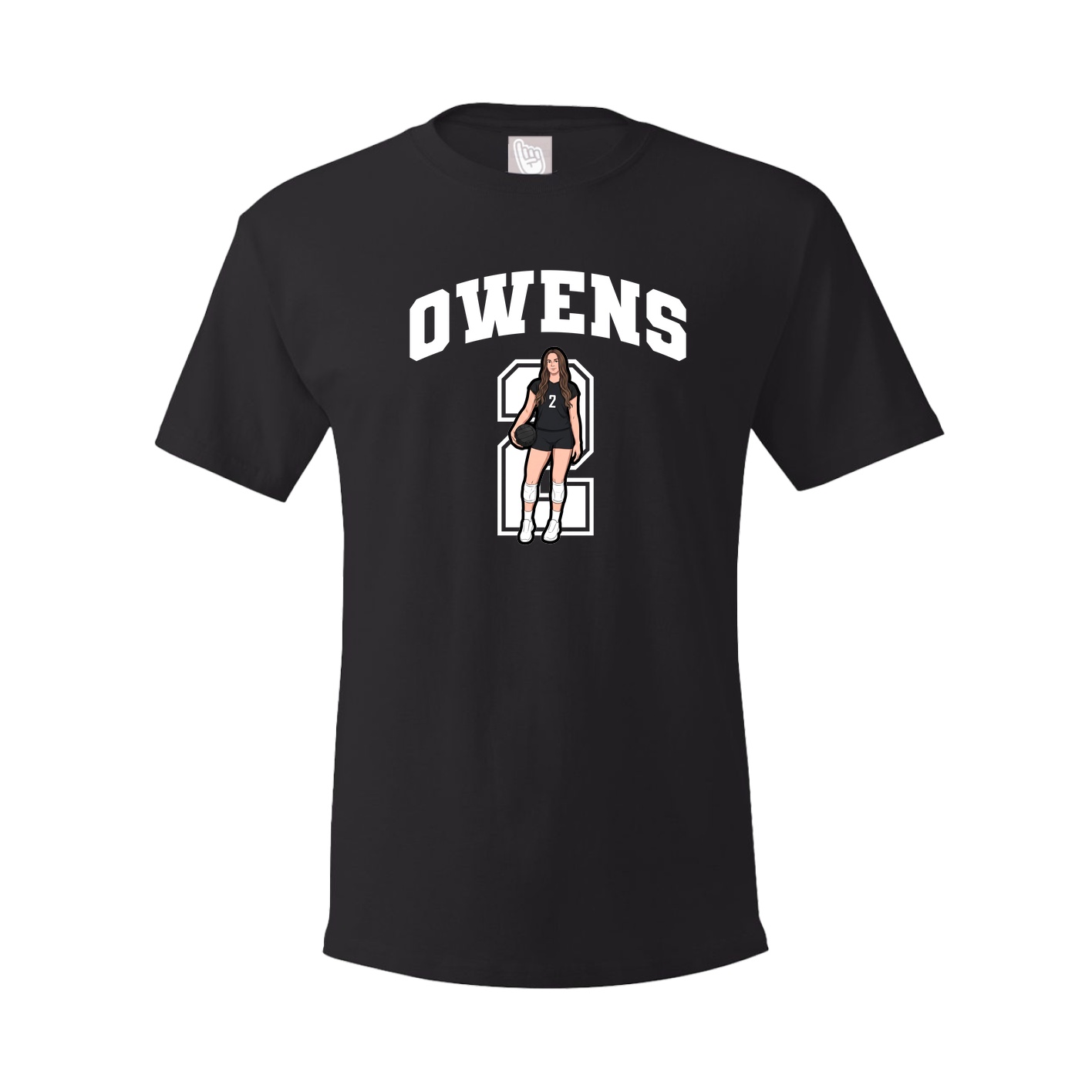 Tee — Number in Black