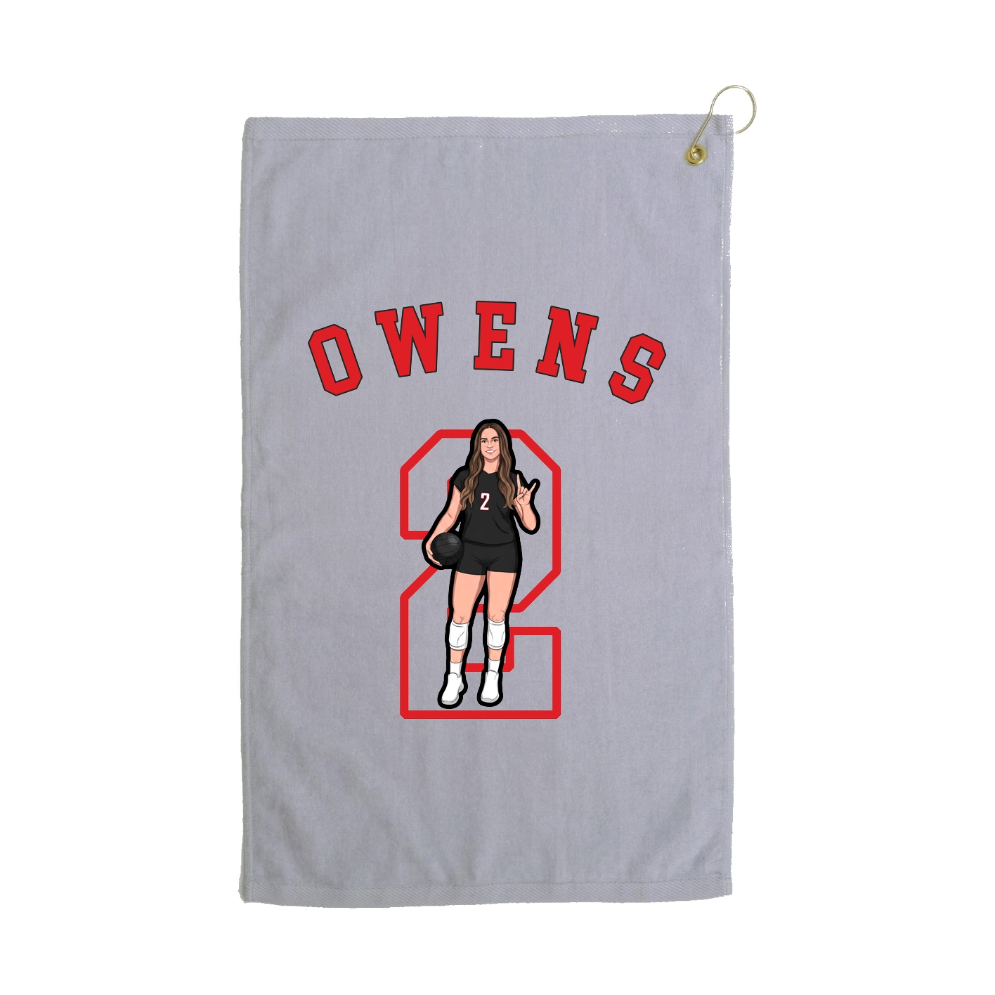Golf Towel — Shirsey Arch in Grey