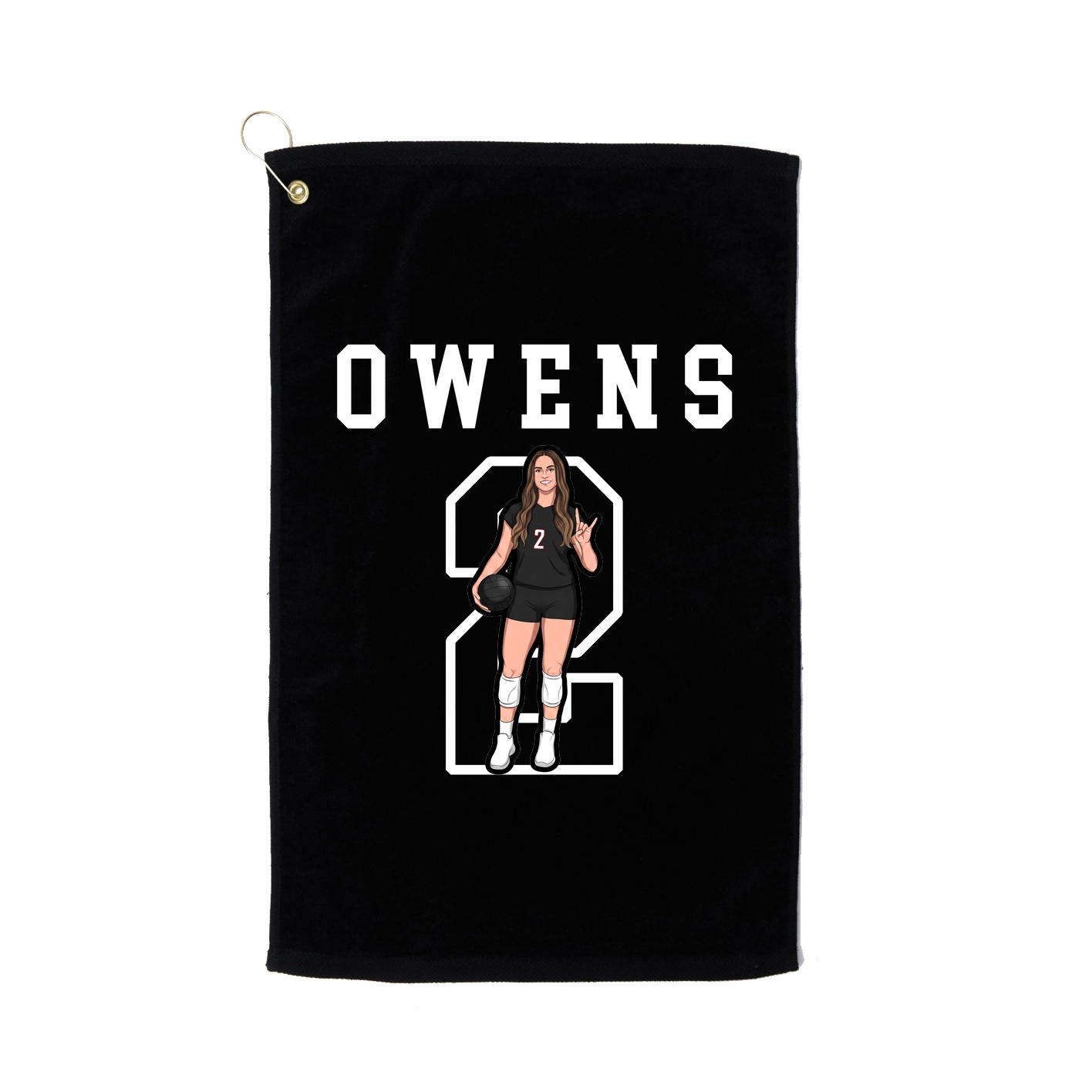 Golf Towel — Shirsey in Black