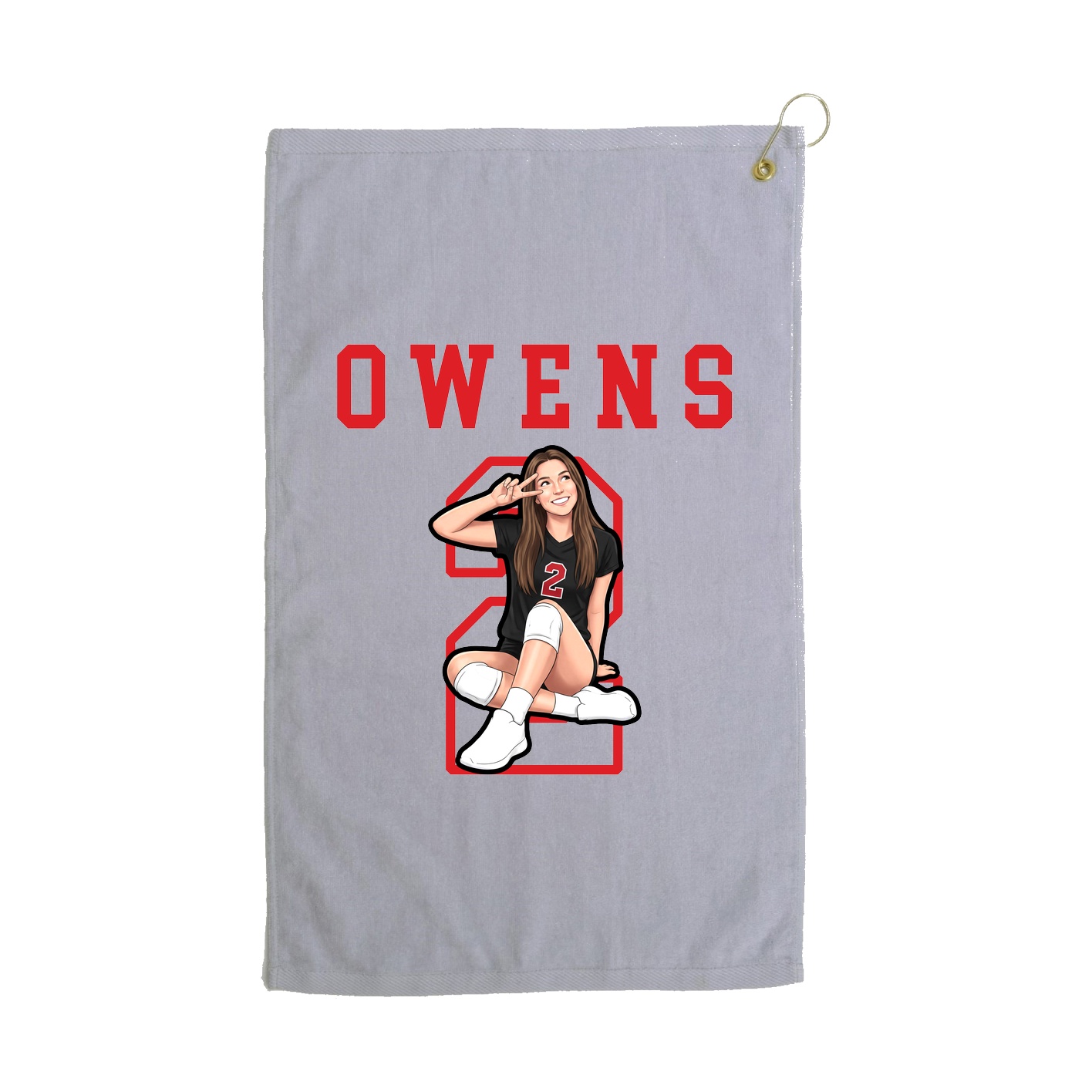 Golf Towel — Shirsey in Grey