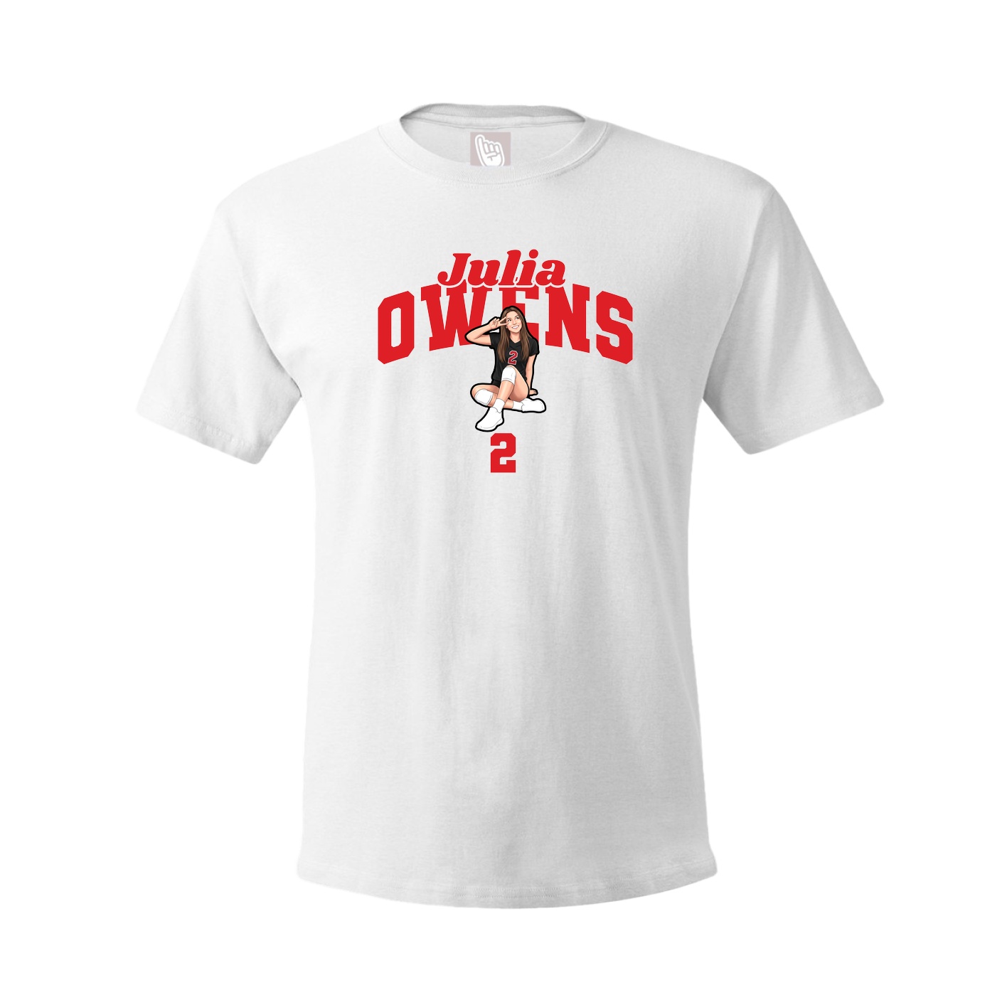Youth Tee — Signature Arch in White
