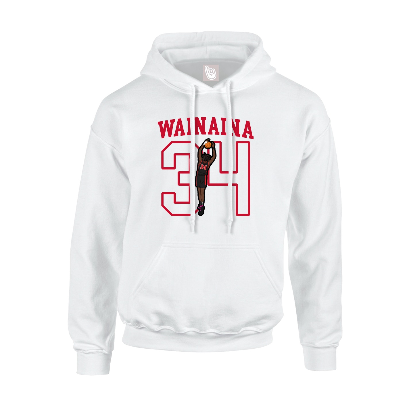 Hoodie — Shirsey in White