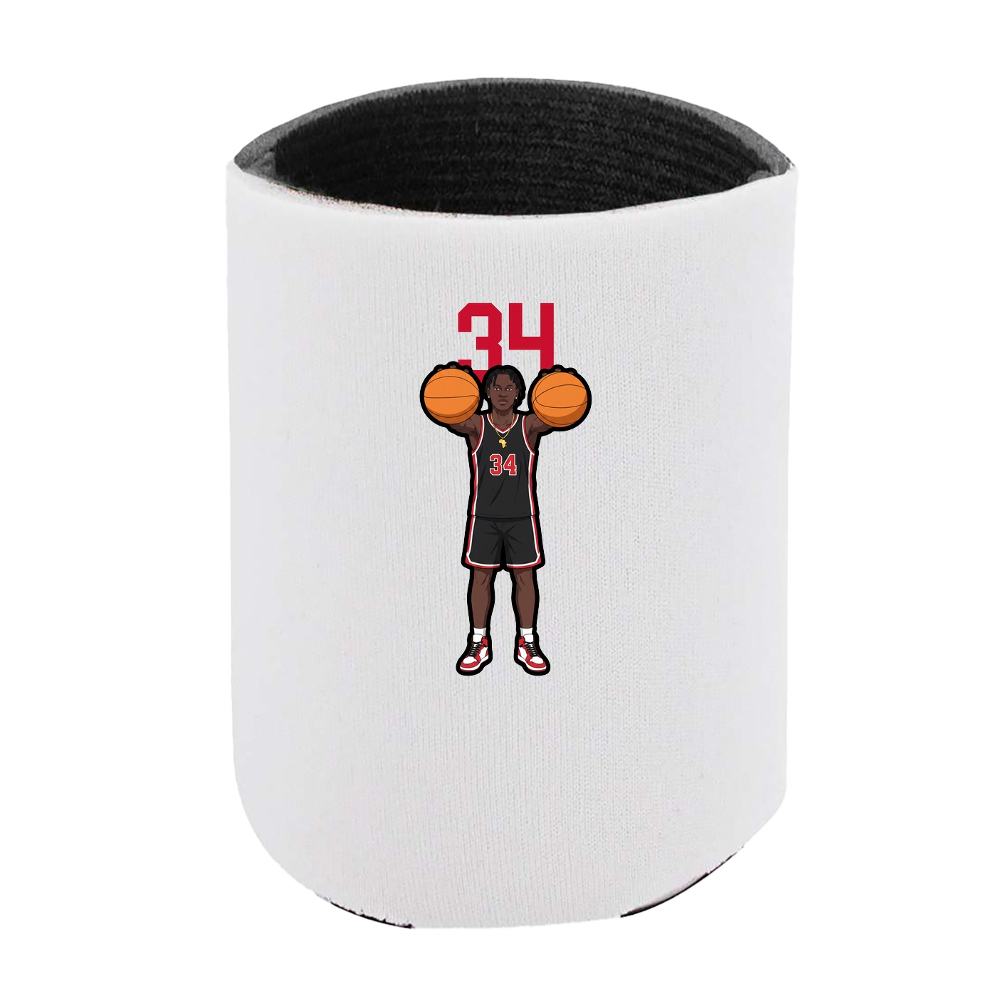 Can Holder — Number Top in White