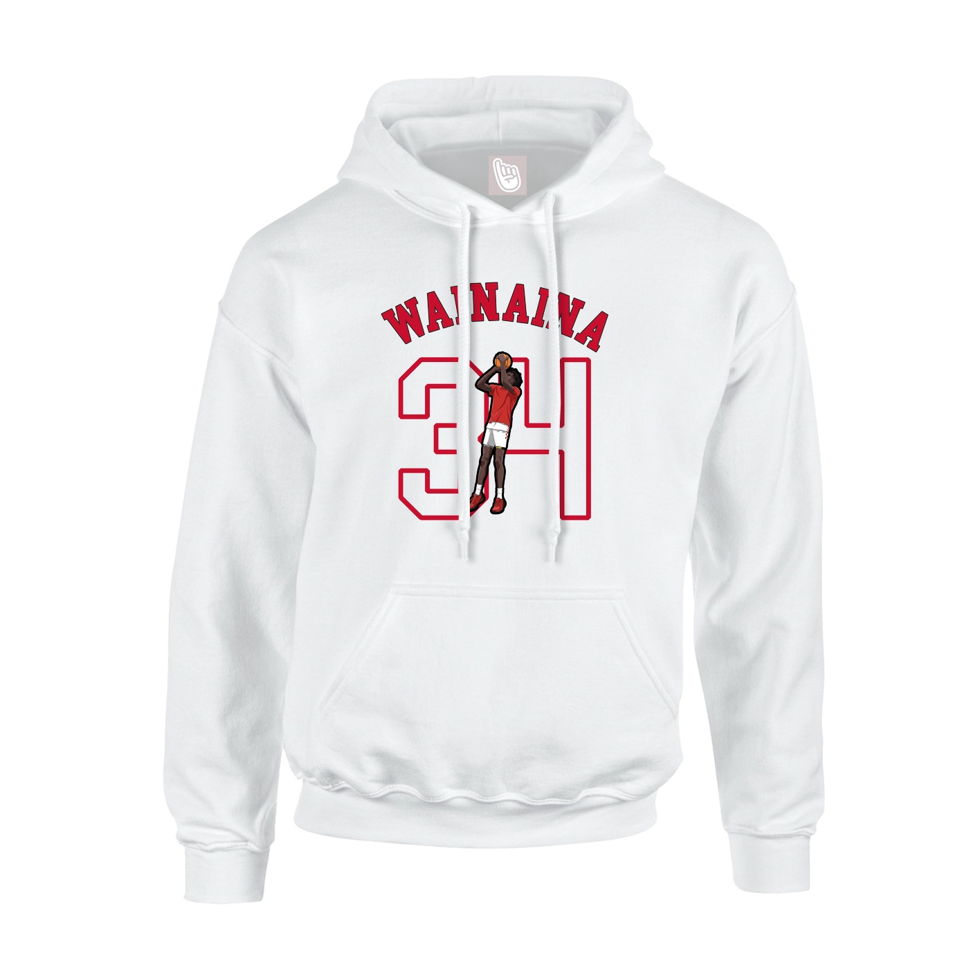 Hoodie — Shirsey Arch in White