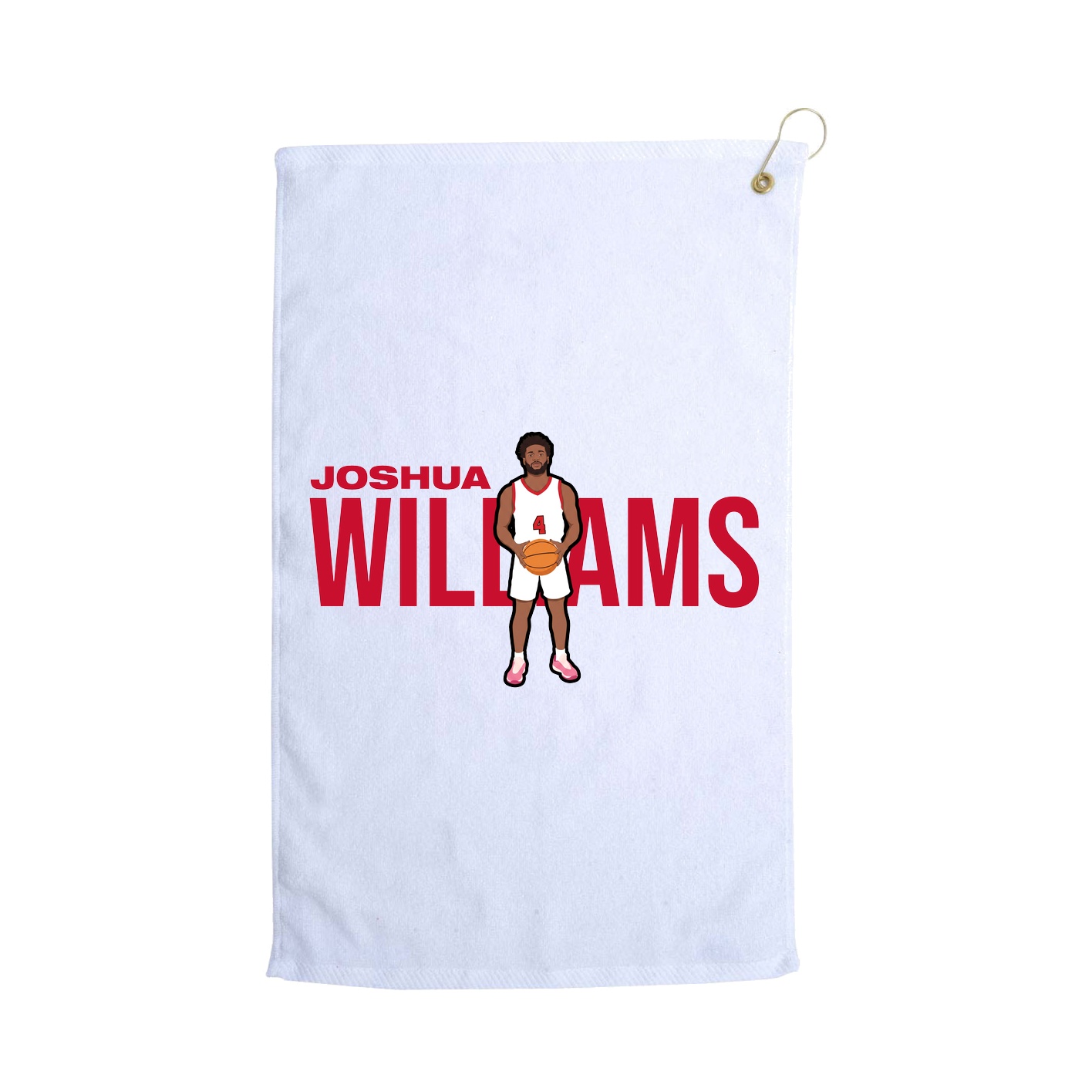 Golf Towel — Player Name in White