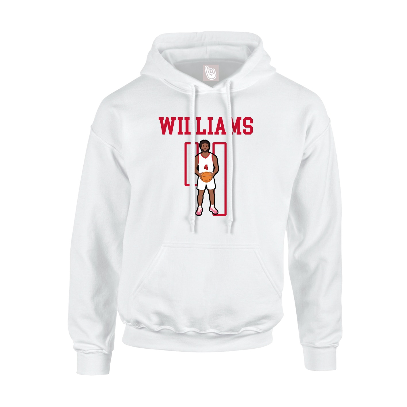 Hoodie — Shirsey in White