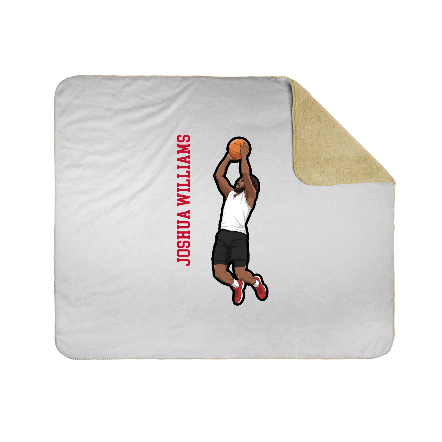 50x60 Sherpa Lined Throw Blanket