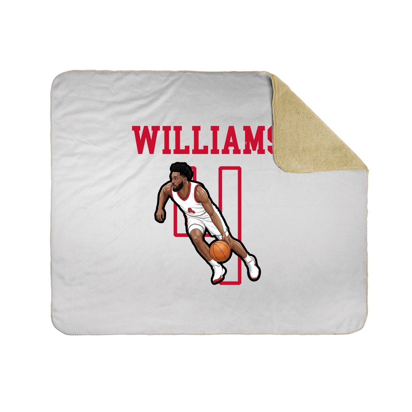 Throw Blanket — Shirsey in White