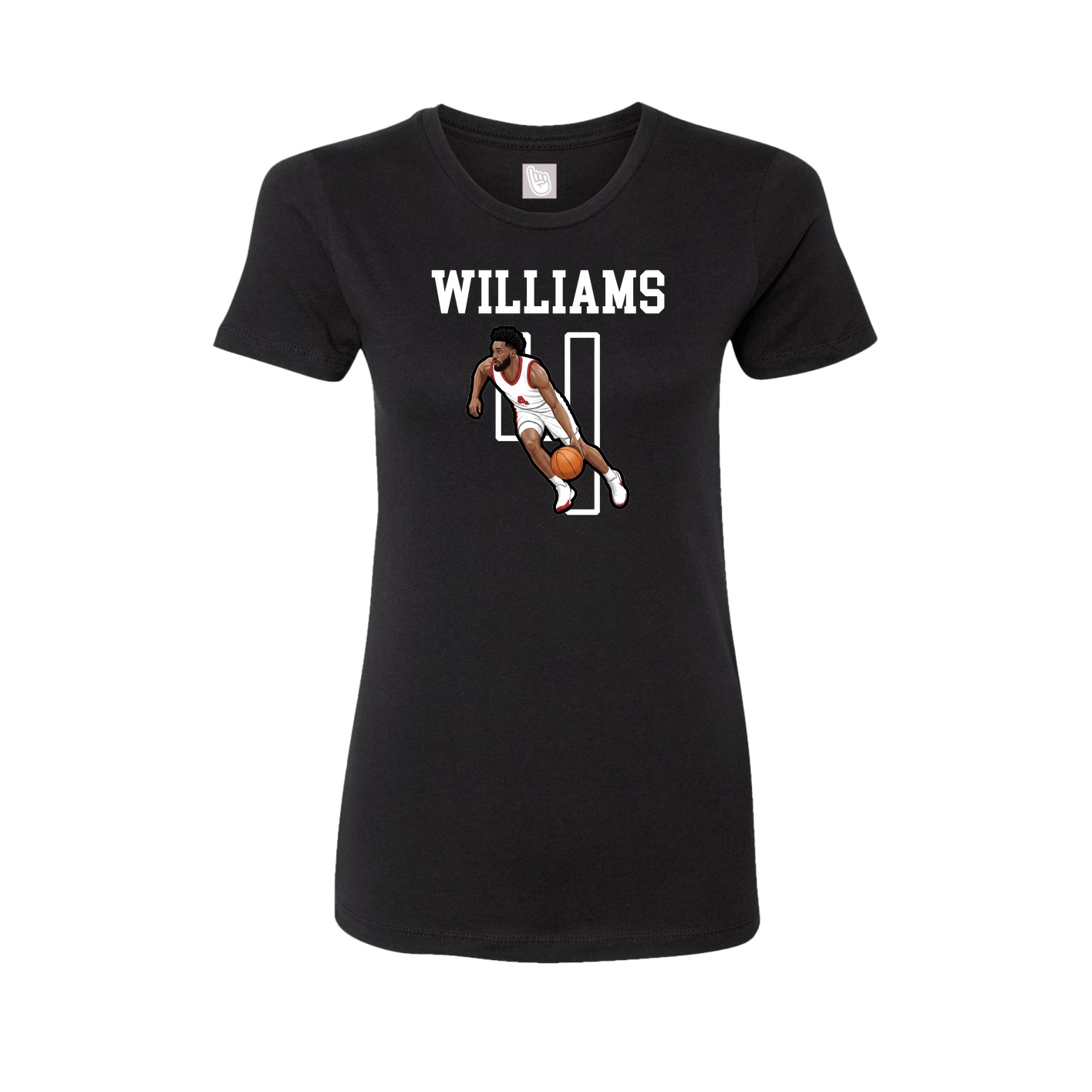Fitted Women's Tee — Shirsey in Black