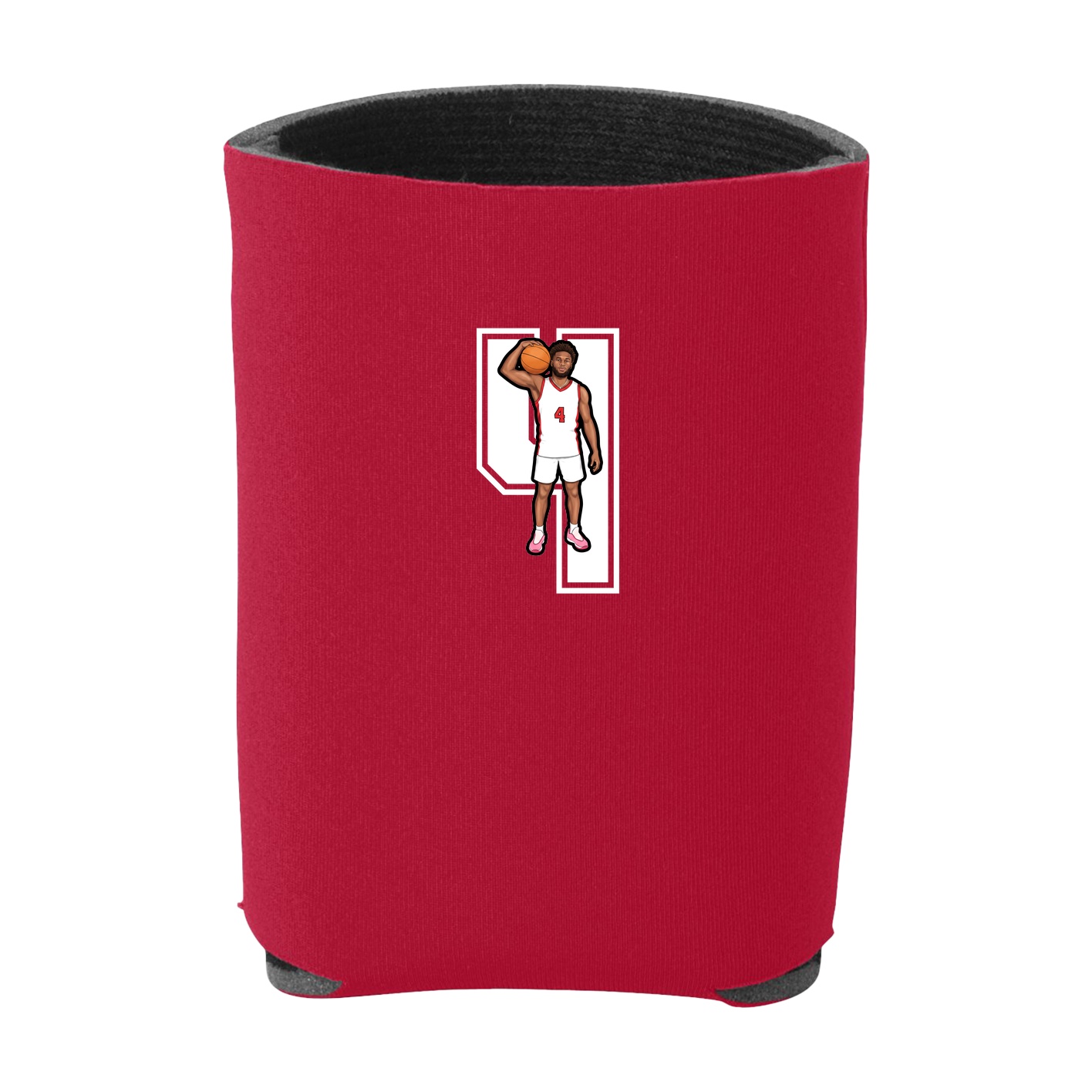 Can Holder — Number in Red