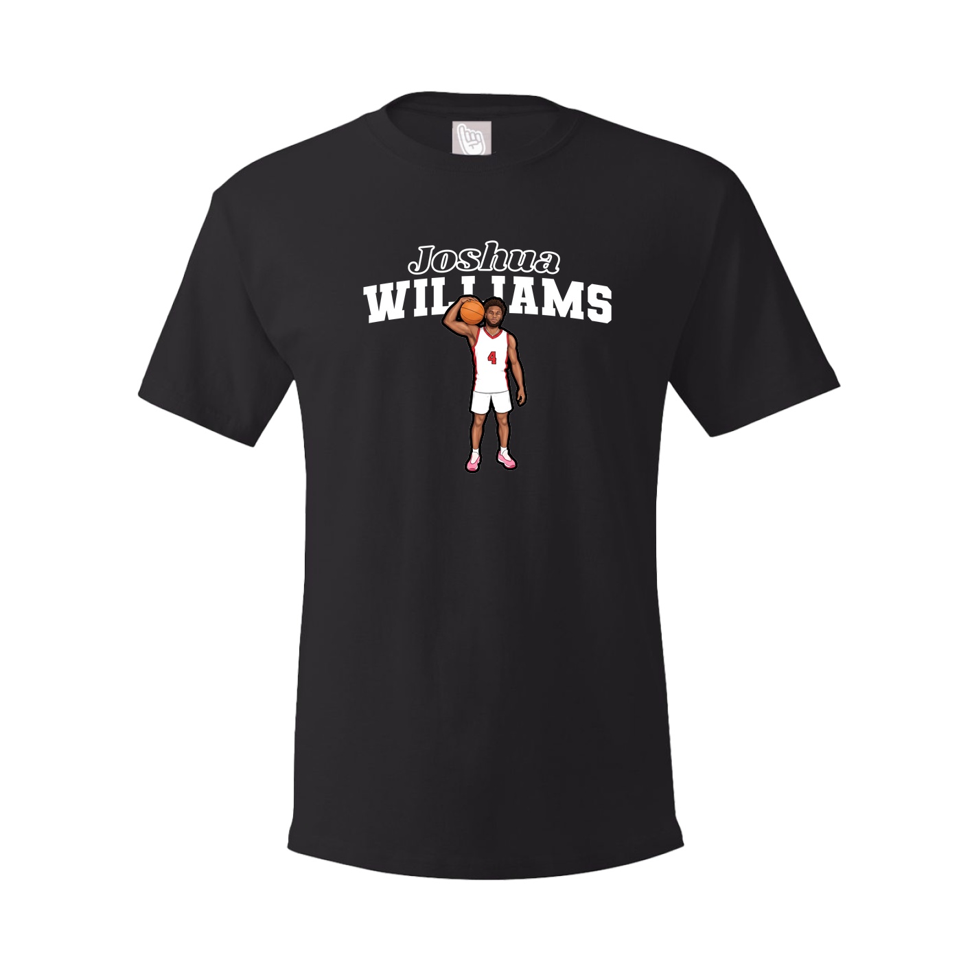 Youth Tee — Name Arch in Black