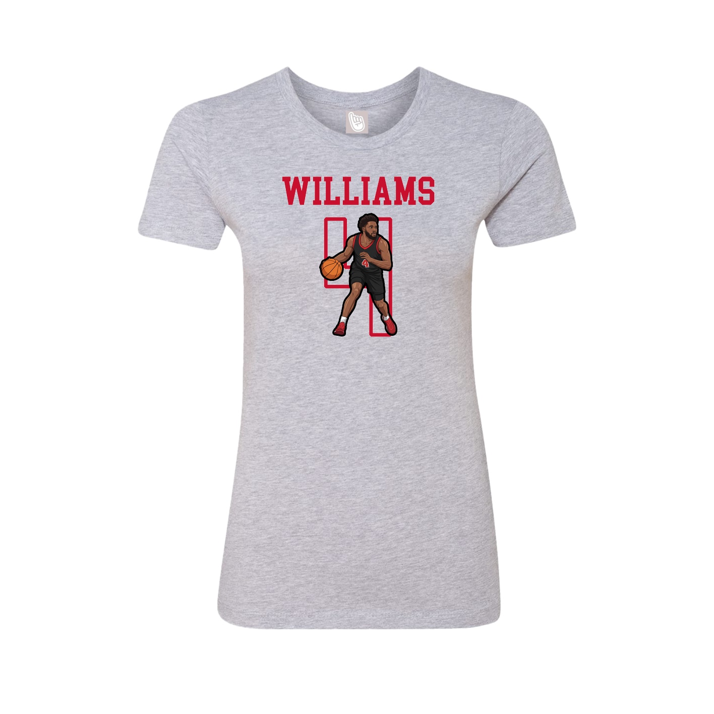 Fitted Women's Tee — Shirsey in Grey