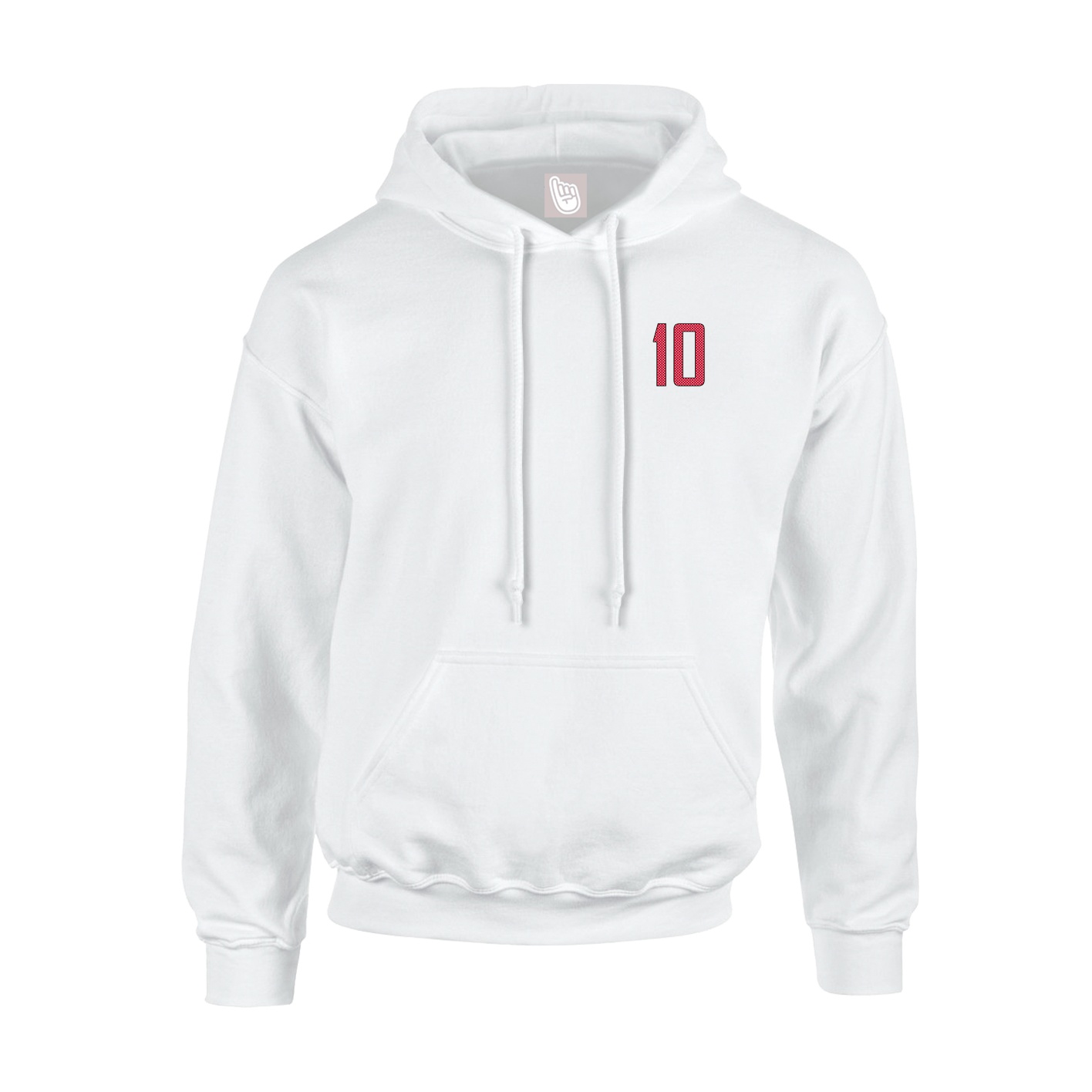 Youth Hoodie — Front Shirsy in White