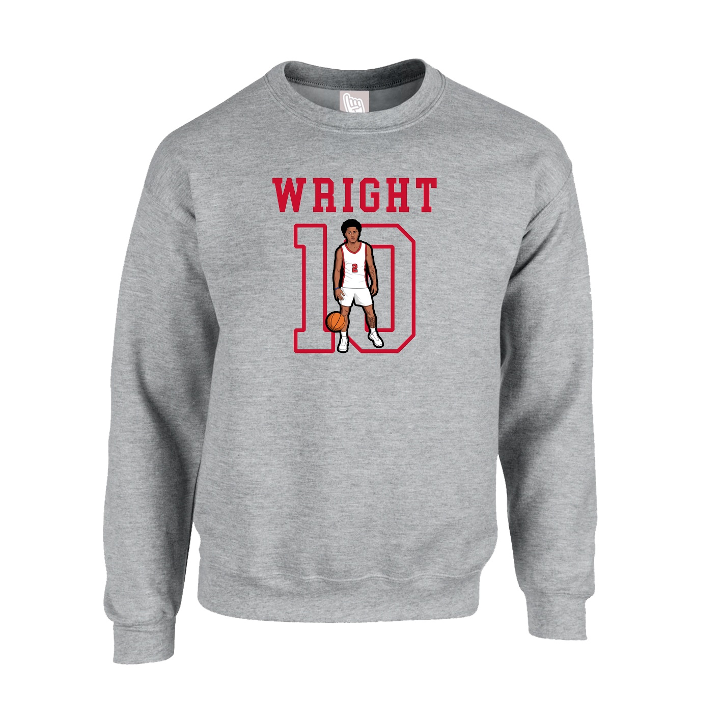 Fleece Crew — Shirsey in Grey
