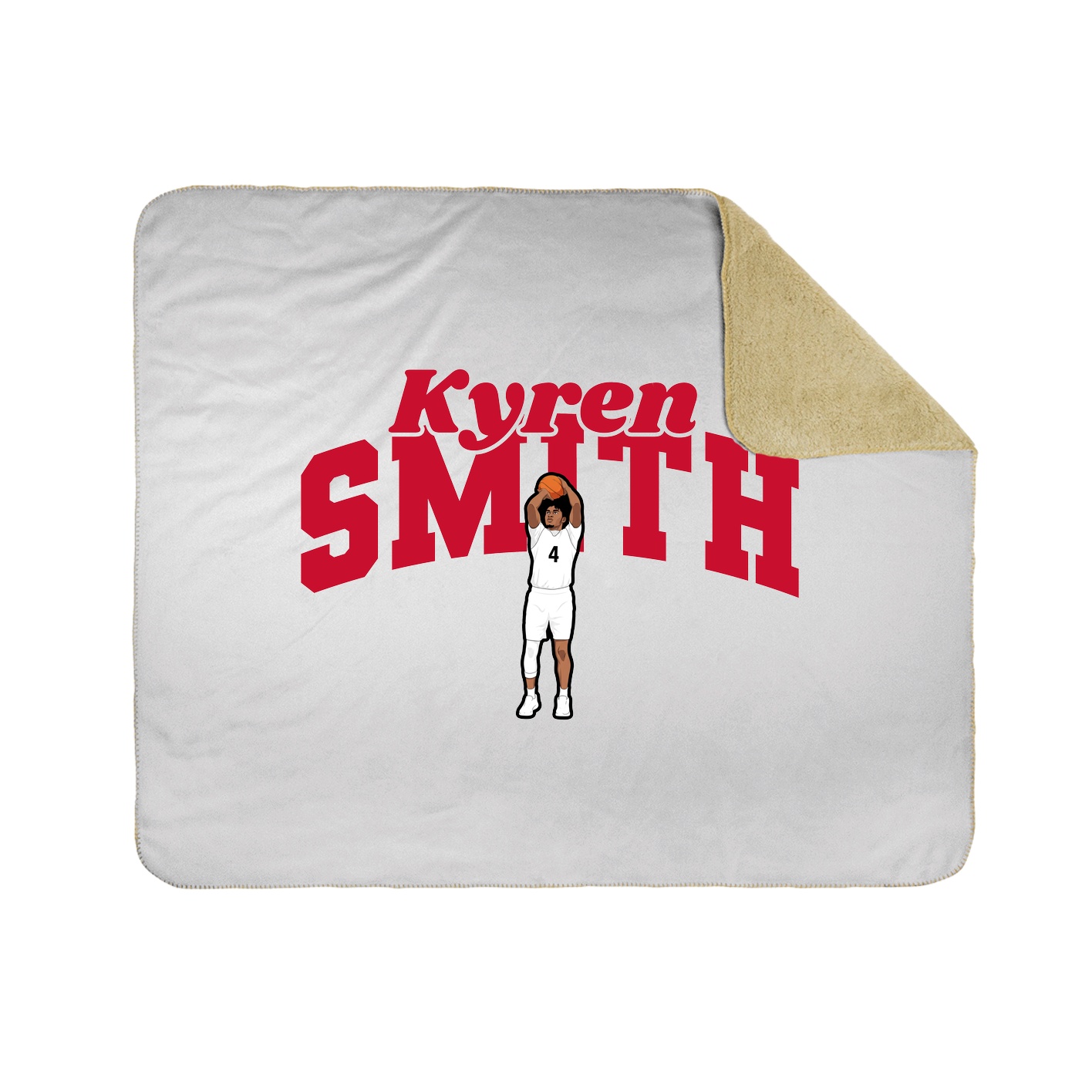 Throw Blanket — Signature Arch in White