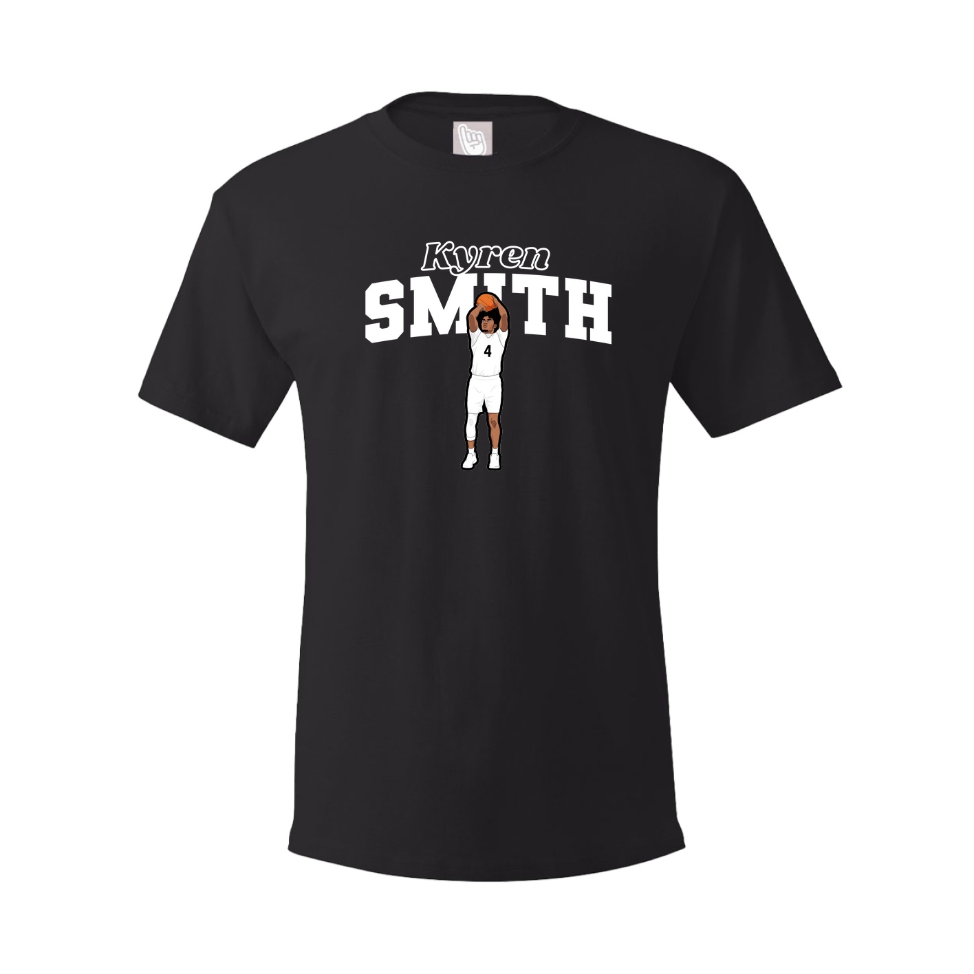 Youth Tee — Name Arch in Black