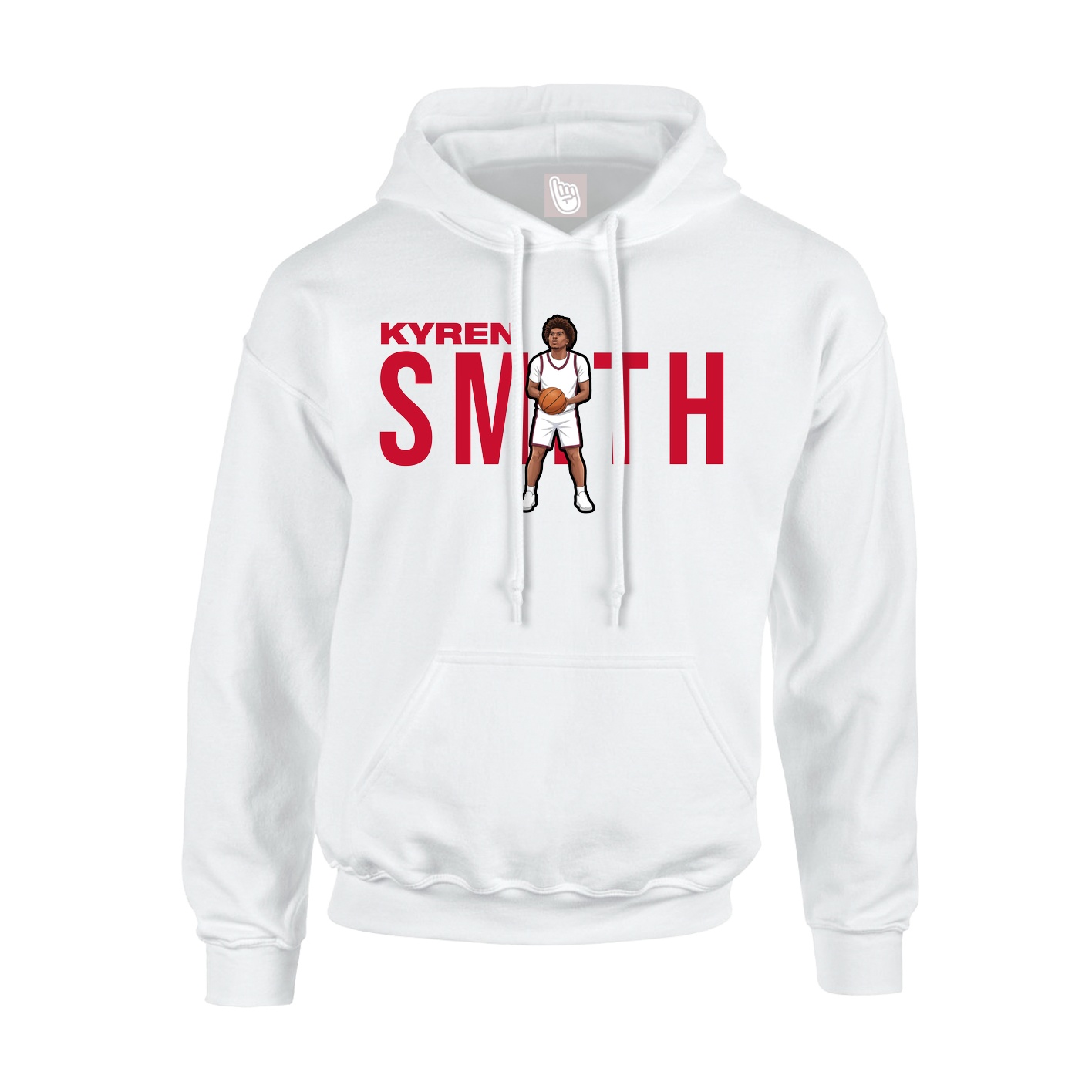 Hoodie — Player Name in White