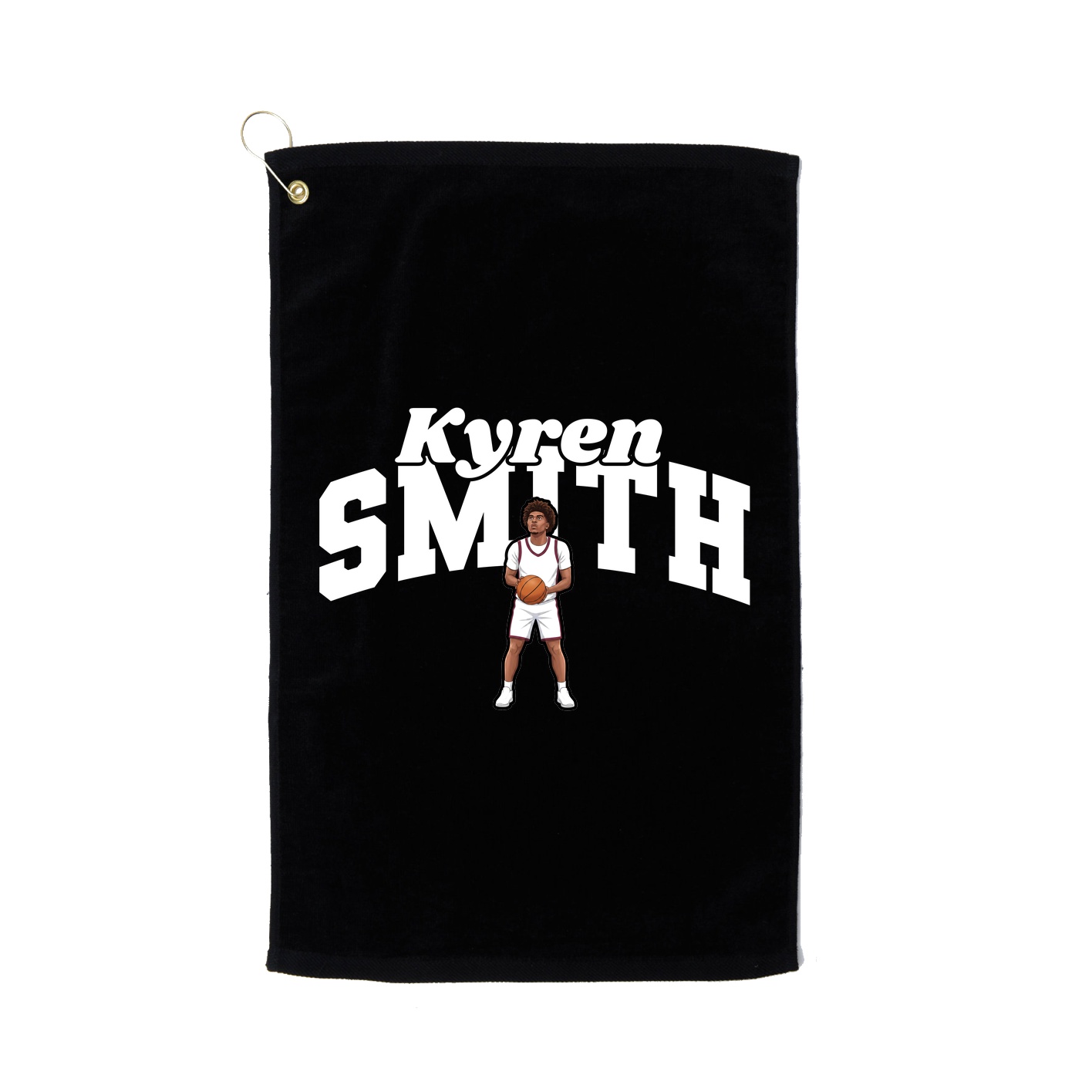 Golf Towel — Signature Arch in Black