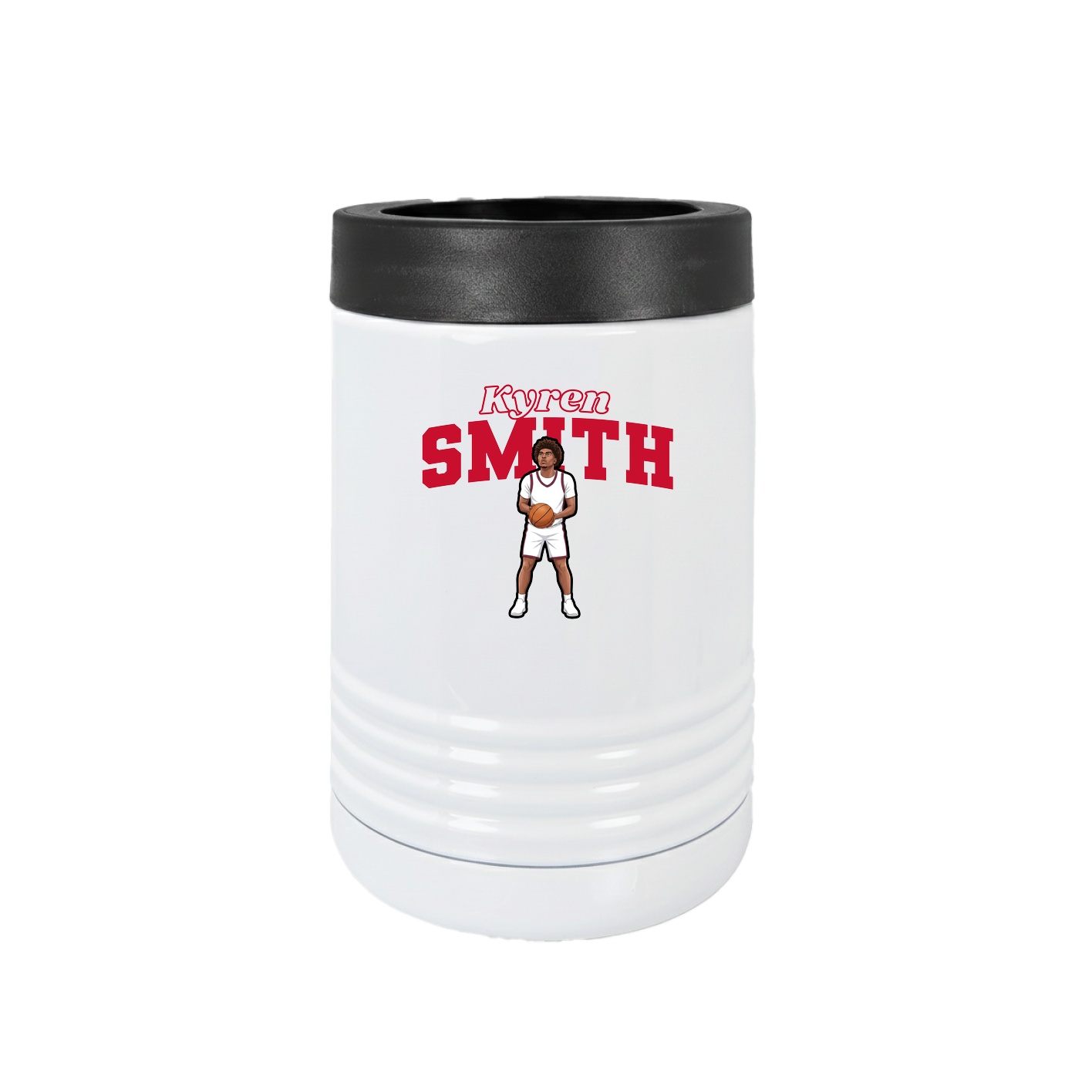 Beverage Holder — Name Arch in White
