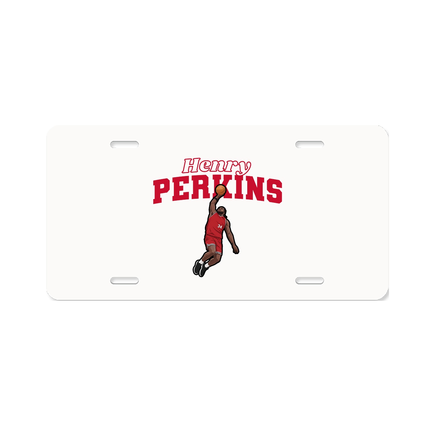 License Plate — Name Arch in Classic