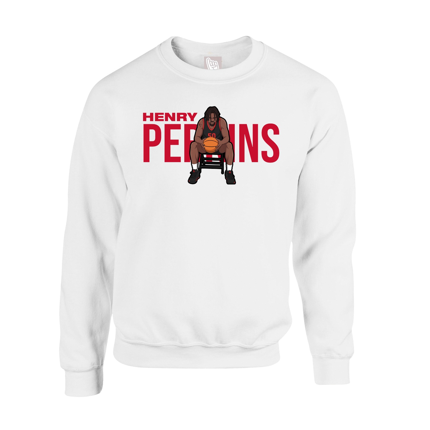 Fleece Crew — Player Name in White
