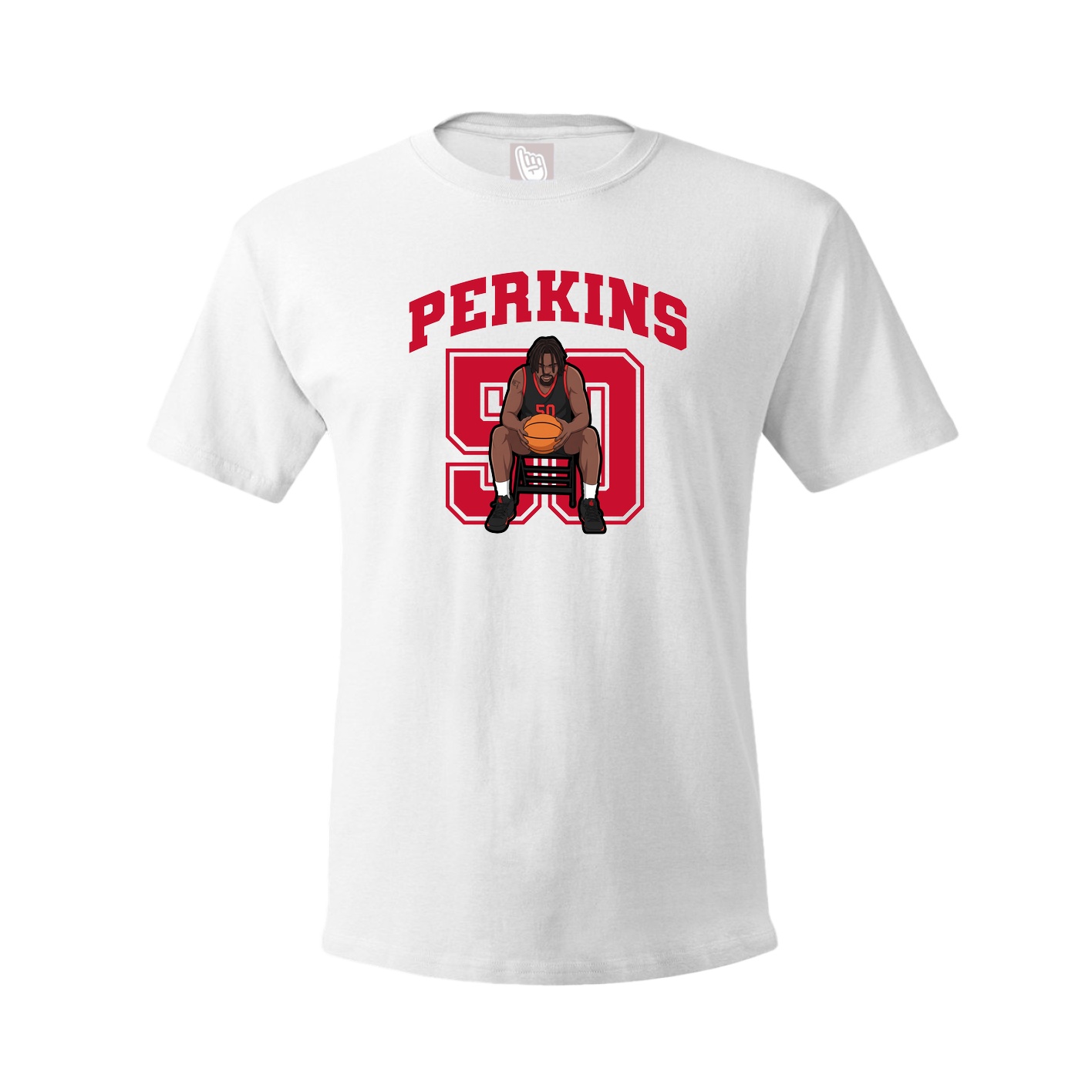 Youth Tee — Number in White